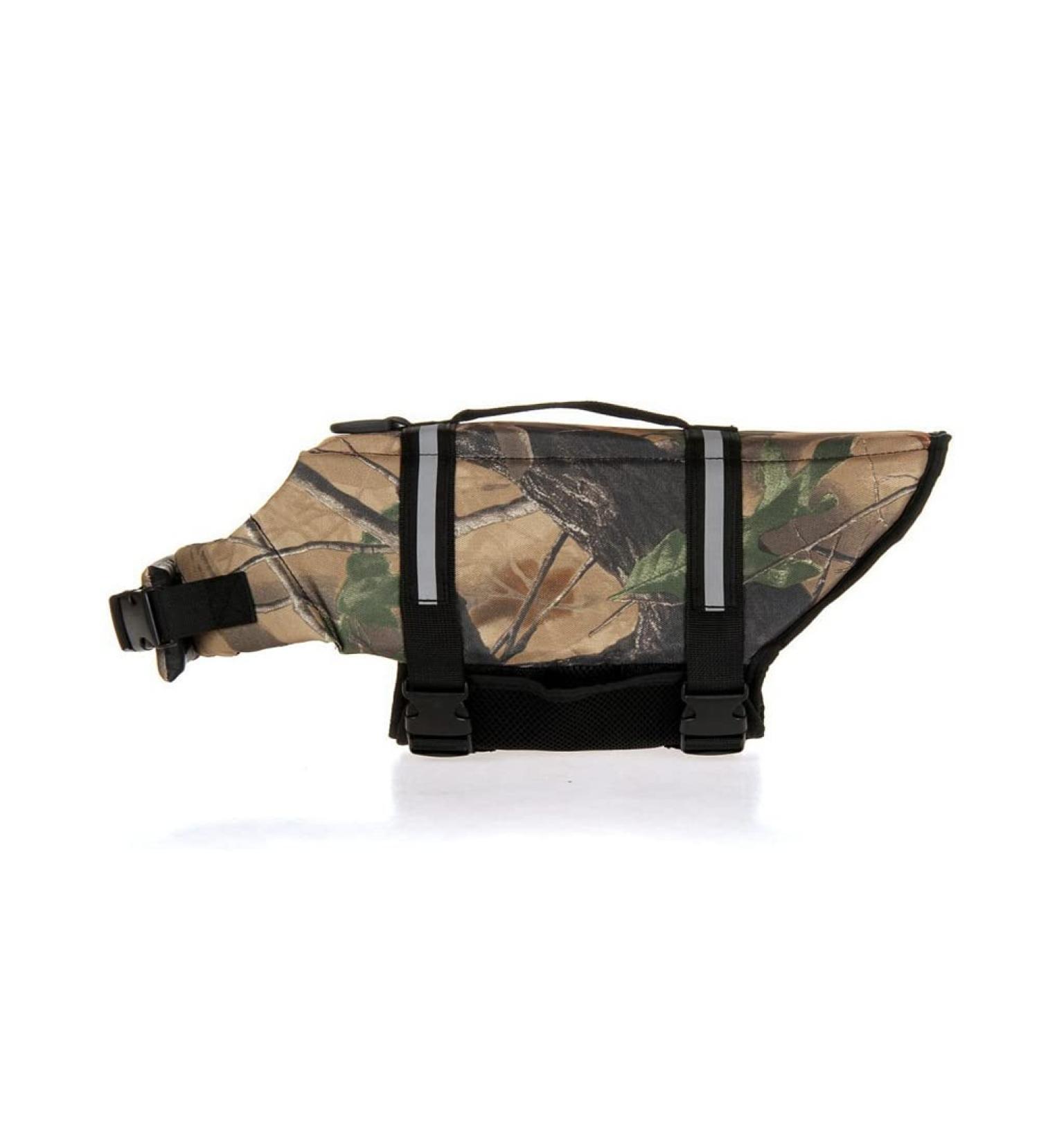 Shtgoi Dog Swimming Vest - Reflective Rescue Vest for Dogs Safety Swimming Suits for Pets Ideal for Boating & Water Activities - Camouflage Size XL - Buy Online on GoSupps.com