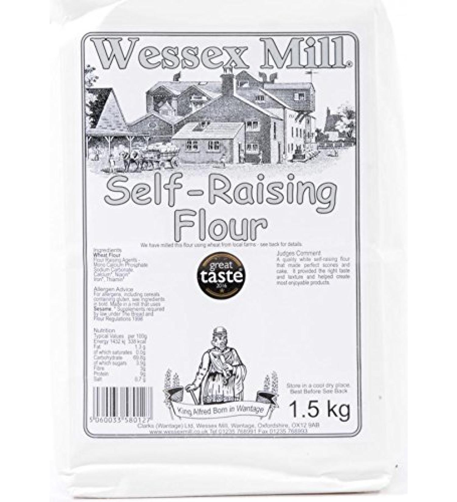 Wessex Mill Wessex Mill Farine auto-levante 2 x 1 5 kg