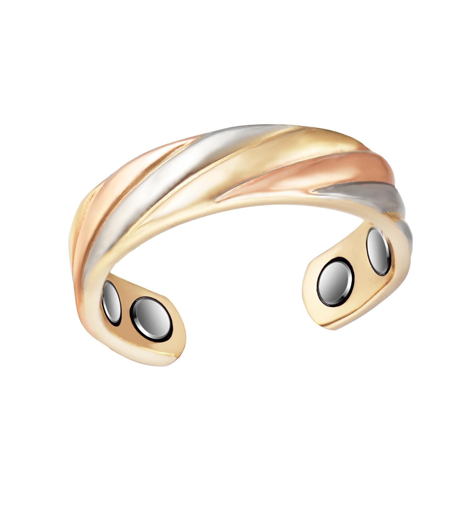 Magnetic Therapy Ring for Men & Women - 3500 Gauss Pain Relief for Arthritis & Migraines - Buy Online on GoSupps.com