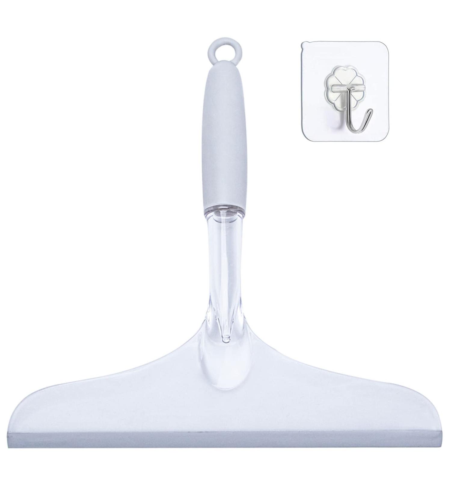 Shower Squeegee for Bathroom and Car Windshield - Rubber Window Cleaner - Clear Plastic Scraper - Buy Online on GoSupps.com