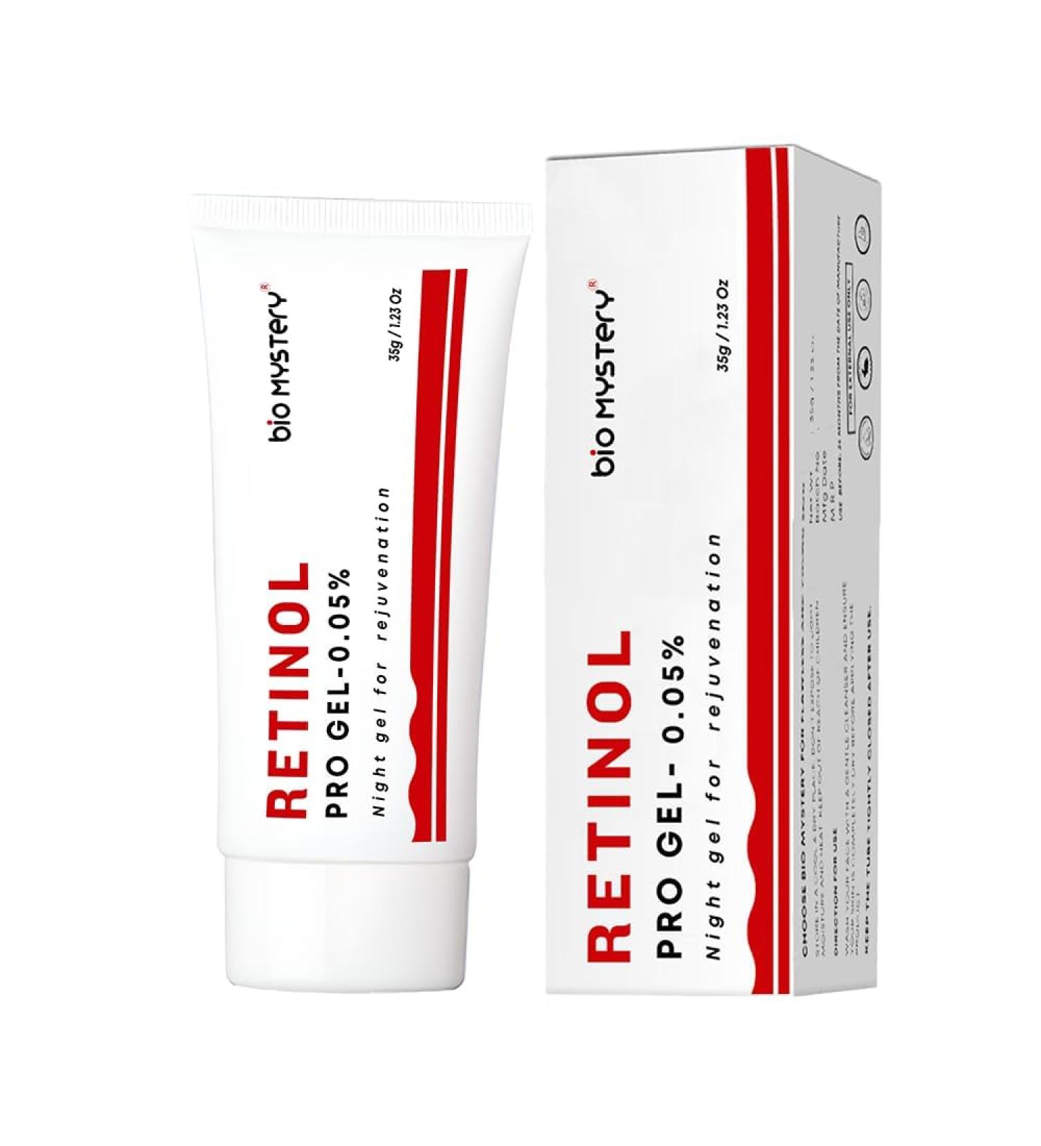 Bio Mystery Retinol Pro Gel 0.05 (40 Gram / 1.41 Oz) - Buy Online on GoSupps.com