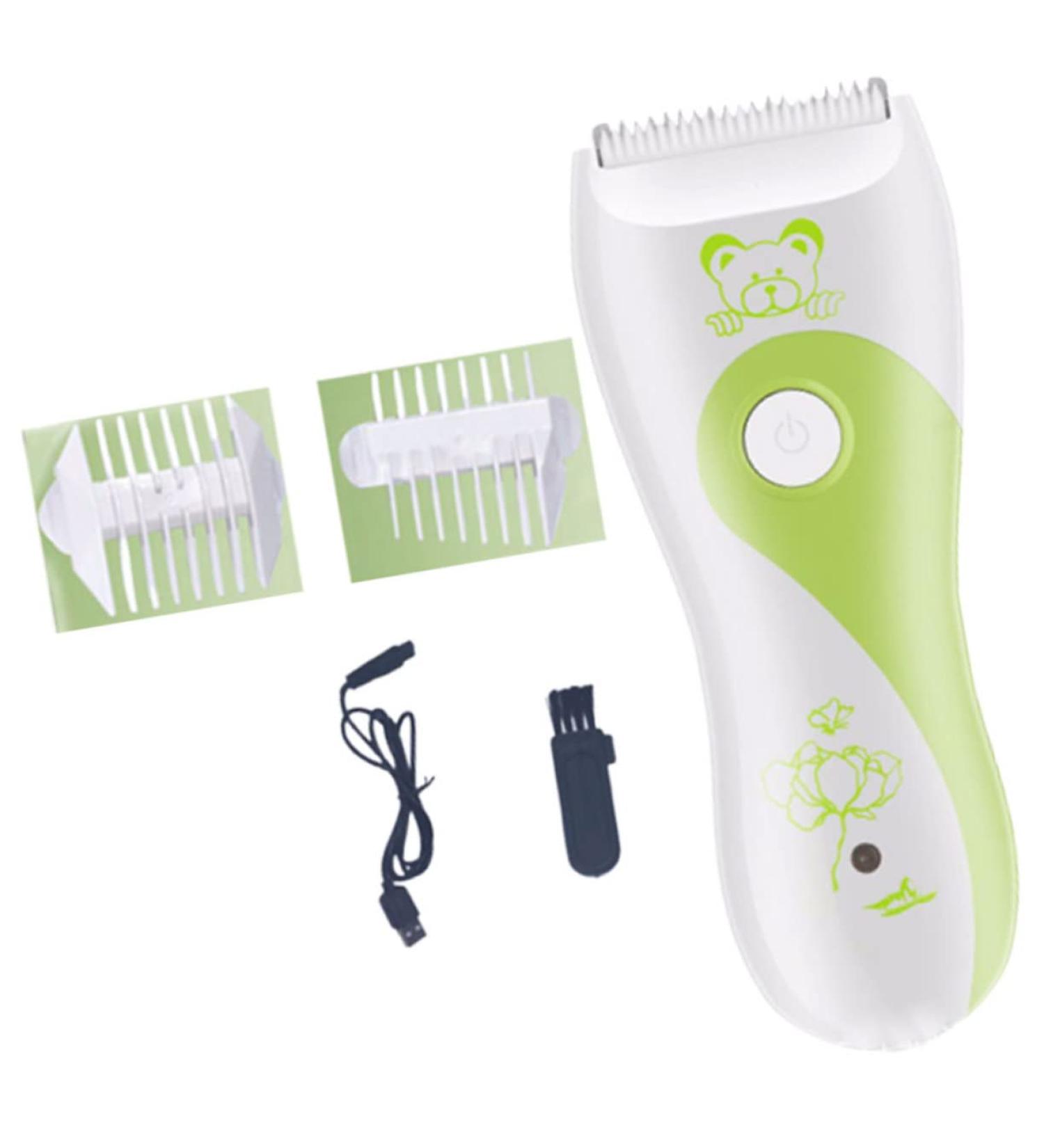 Lurrose Electric Hair Cutter Kit - Silent & Safe Trimmer for Kids & Infants | Rechargeable Baby Clipper - Buy Online on GoSupps.com
