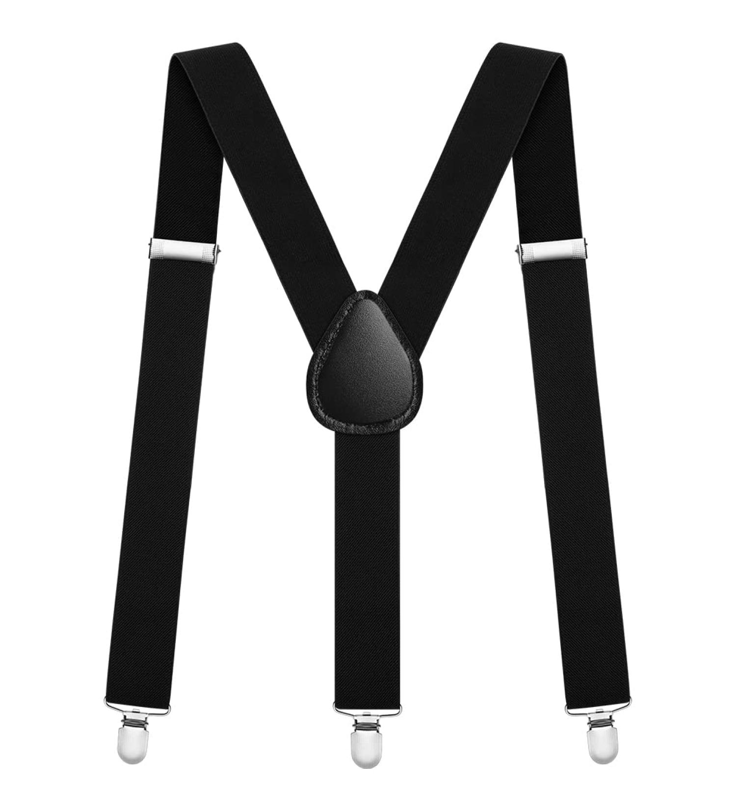 Aomig Braces for Men & Women - Extra Wide 3.5 cm Y-Shaped Adjustable Suspender with Strong Metal Clips - Buy Online on GoSupps.com