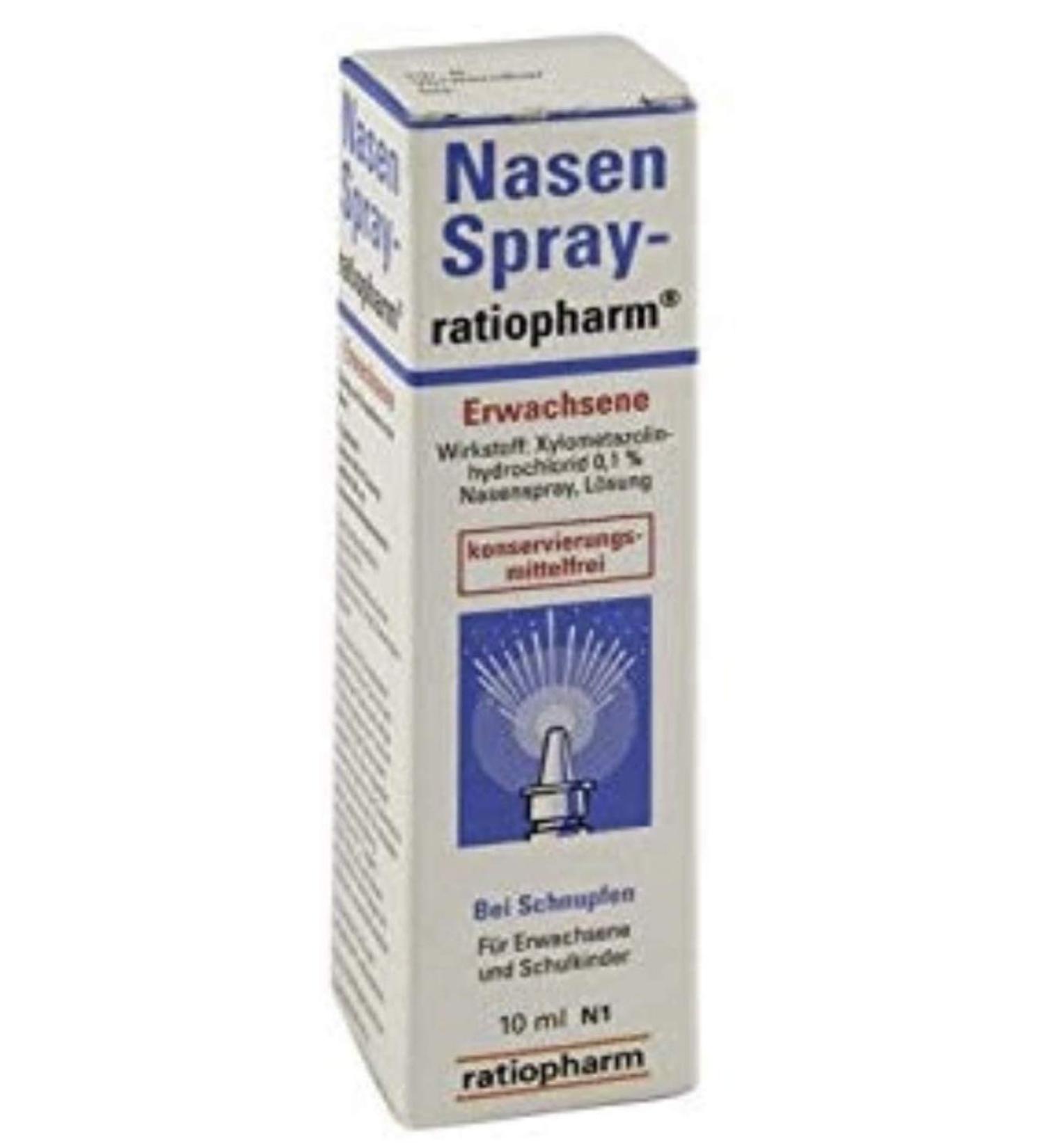 Nasal Spray Ratiopharm 3x 15ml - Fast Relief for Nasal Congestion | International Shipping Available - Buy Online on GoSupps.com