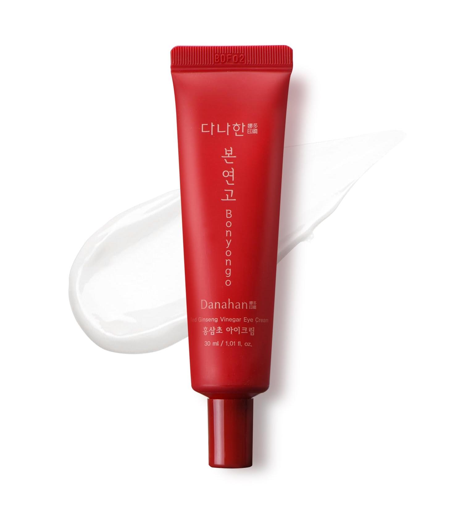 Danahan Bonyongo Red Ginseng Vinegar Eye Cream 1.01oz Korean Anti Aging & Firming Under Eye Treatment Cream for Youthful Radiant Skin - Helps Reduce the look of dark circles Puffiness & Finelines - Buy Online on GoSupps.com