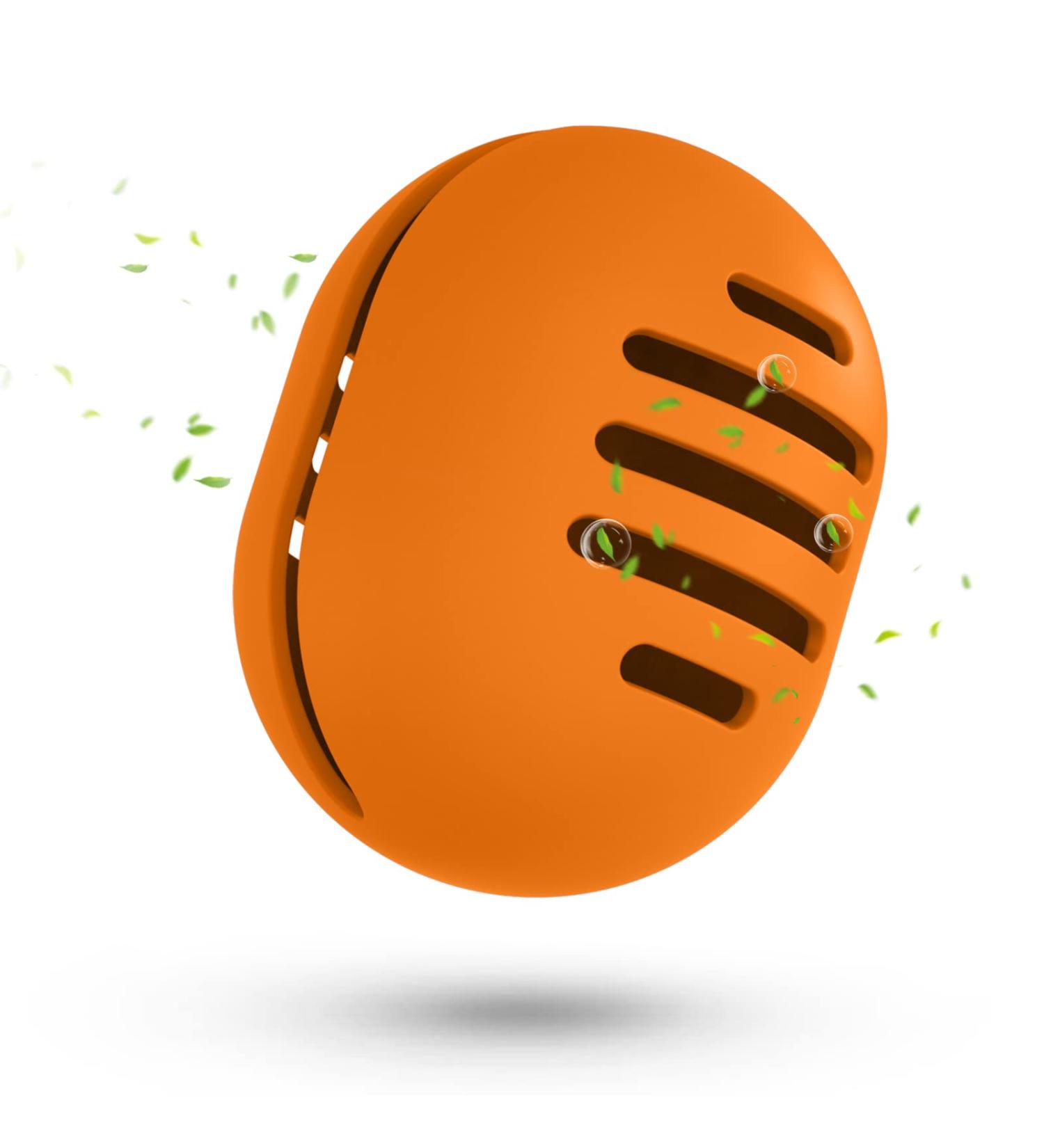 Fauxomor Makeup Sponge Holder - Triple-Sided Breathable Silicone Case | Ultra-Soft Travel Makeup Blender | Orange - 1 Pack | Perfect for All Makeup Sponges - Buy Online on GoSupps.com