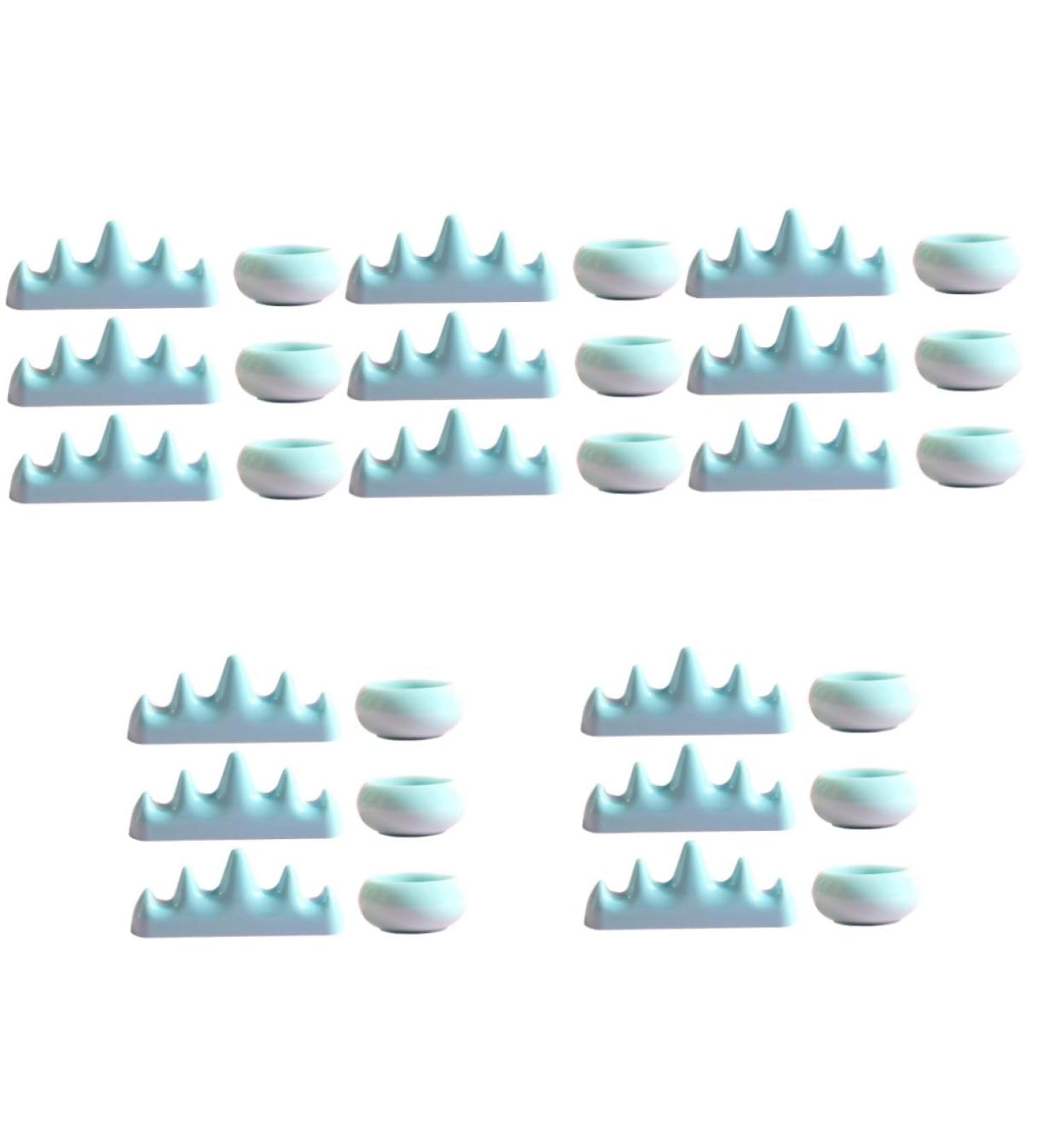 minkissy Manicure Bowl 5 Sets Nail Art Brush Cup Sponge Paint Brush Nail Art Stand Makeup Brush Holders for Vanity Nail Nail Art Pen Holder Paint Brush Holder Nail Stand - Buy Online on GoSupps.com