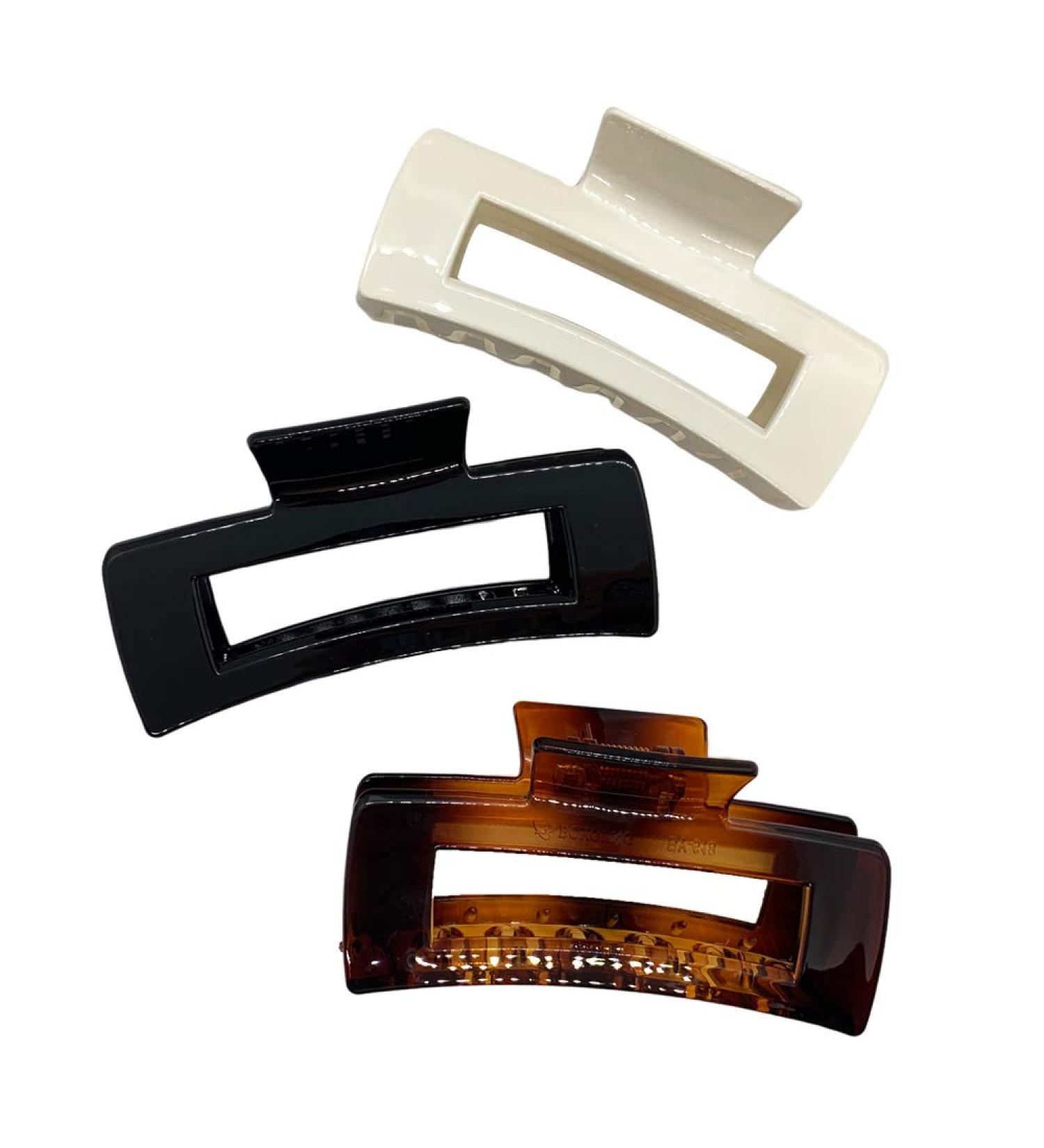 JKLAND Grande Strong Hold Big Hair Claw Clips for Women and Girls - 3 Pack Assortment - Buy Online on GoSupps.com