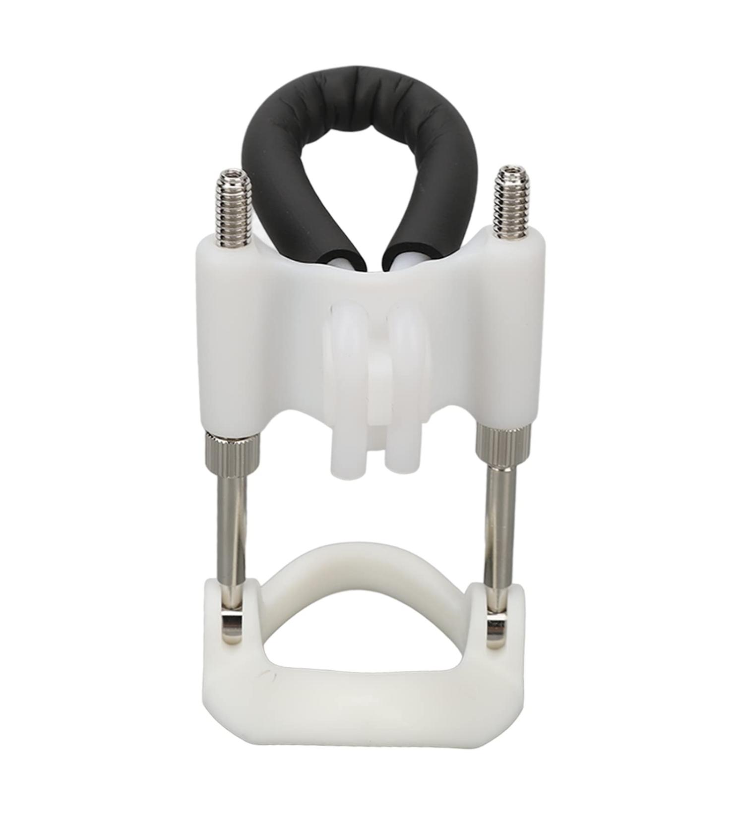Portable Massage Clip Set for Men | Adjustable Traction Device | Powerful Extender-Distance Training | White-Silver - Buy Online on GoSupps.com