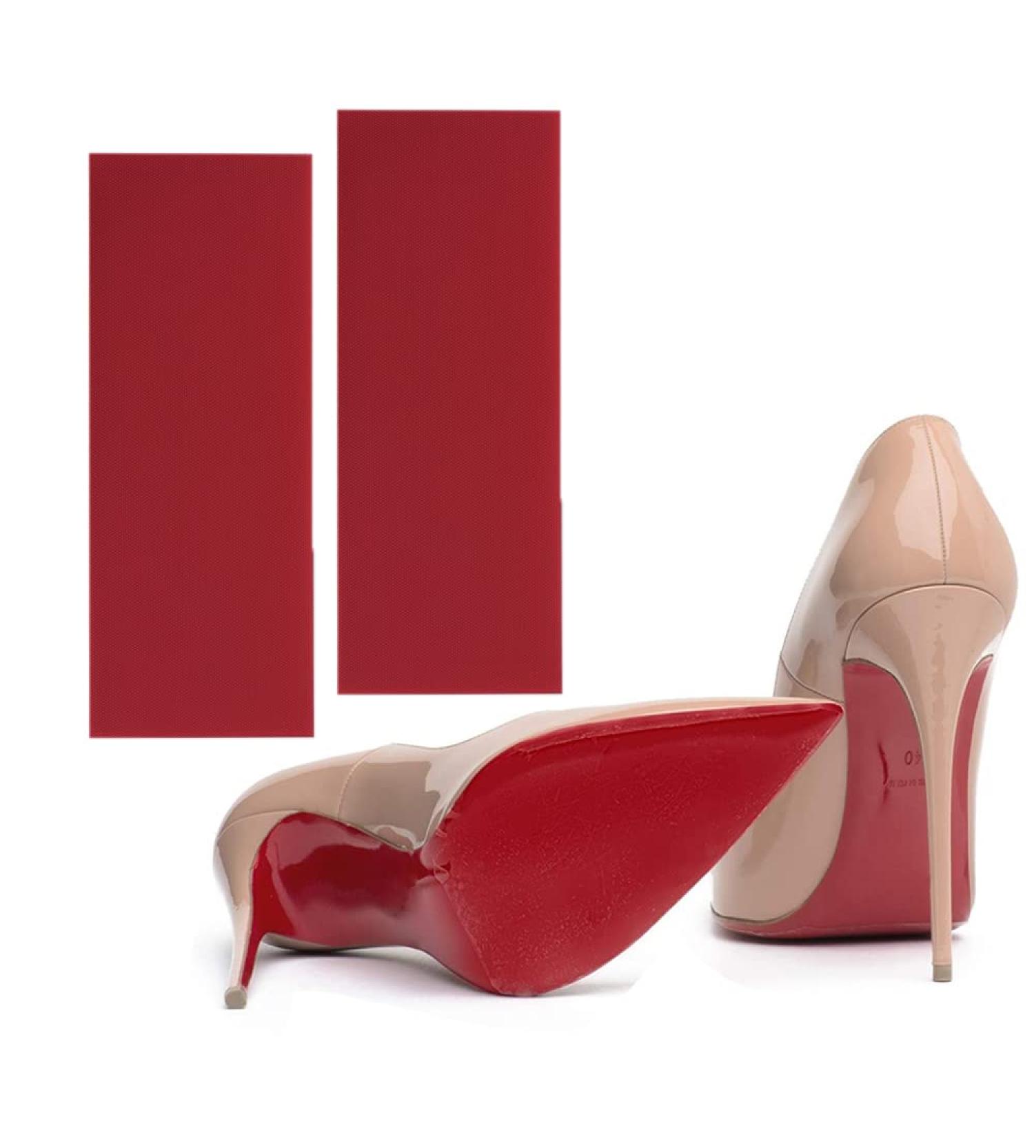 Christian Louboutin Heels Red Sole Protectors - Non-Slip Silicone Covers for Women's Shoes - 2Pcs for 4 Soles - Buy Online on GoSupps.com