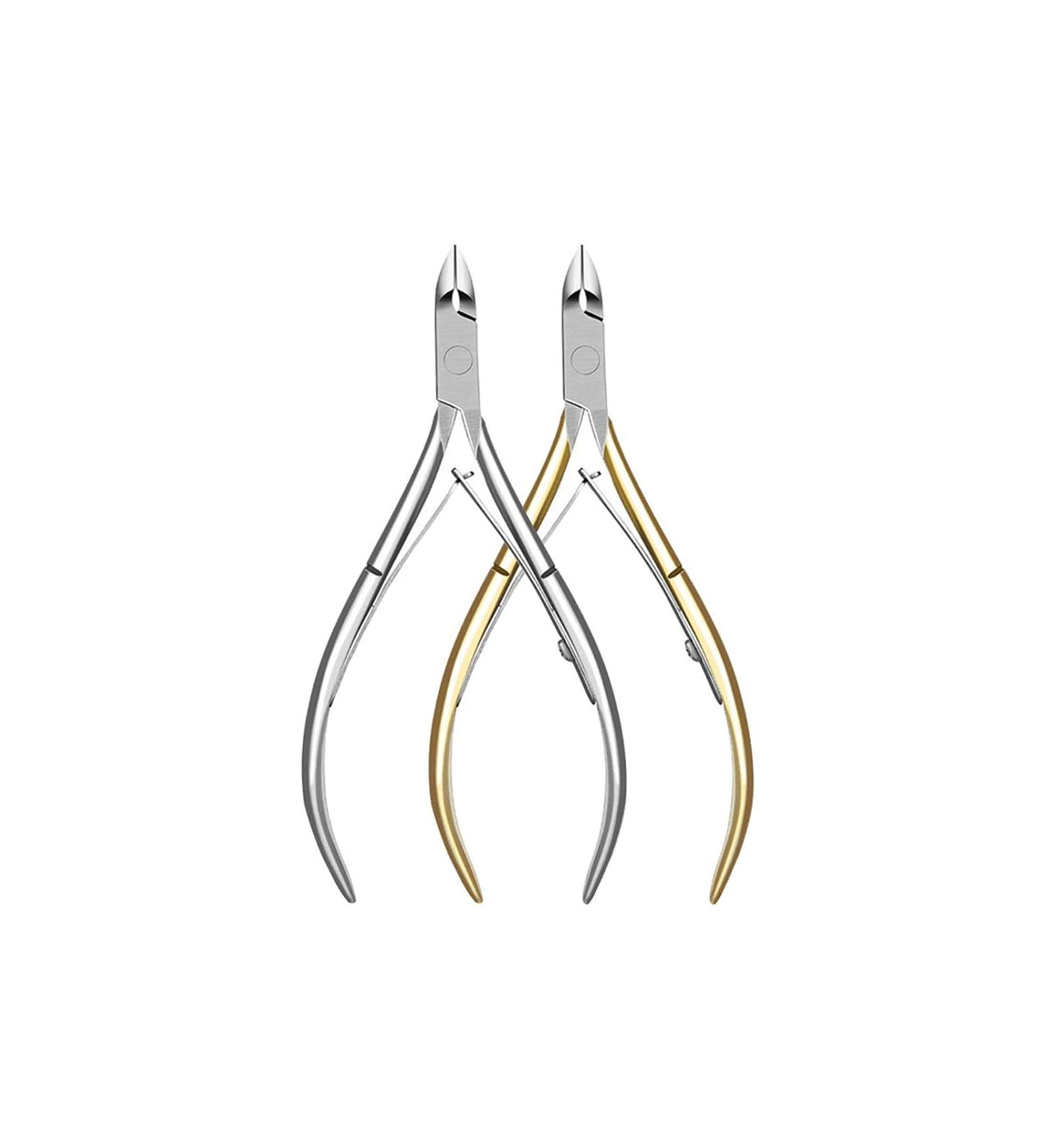 Nail Clippers Stainless Steel Cuticle Nipper Professional Remover Scissors Finger Care Manicure Nail Clipper Dead Skin Tools(Gold) - Buy Online on GoSupps.com