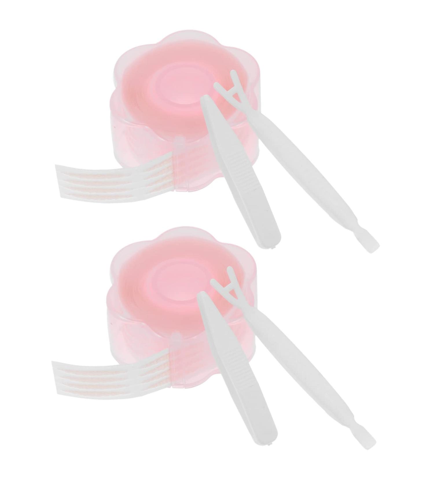 FOMIYES 2 Sets Lace Double Eyelid Sticker Decorating Tools Makeup Tape for Eyes Eye Makeup Tool Hollow Out - Buy Online on GoSupps.com