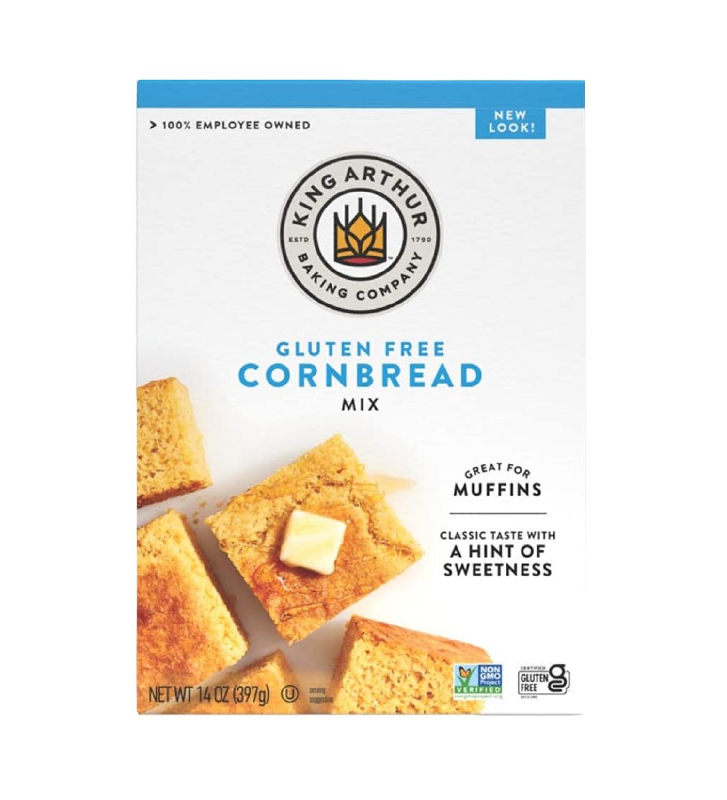 King Arthur Flour Gluten Free Cornbread & Muffin Mix - 14oz (Pack of 1) - Buy Online on GoSupps.com