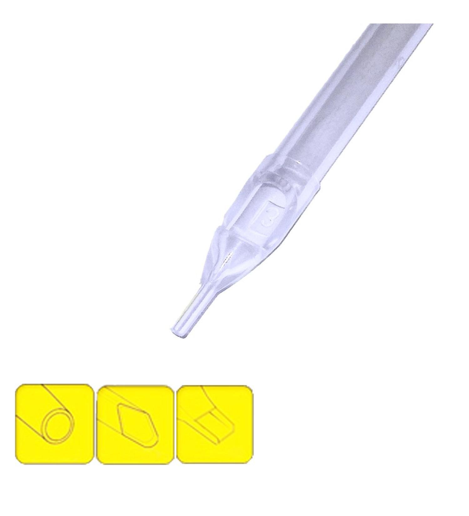 Freeflow Gripless Long Tattoo Tubes Tip (11RT) - Disposable & Sterile - Buy Online on GoSupps.com