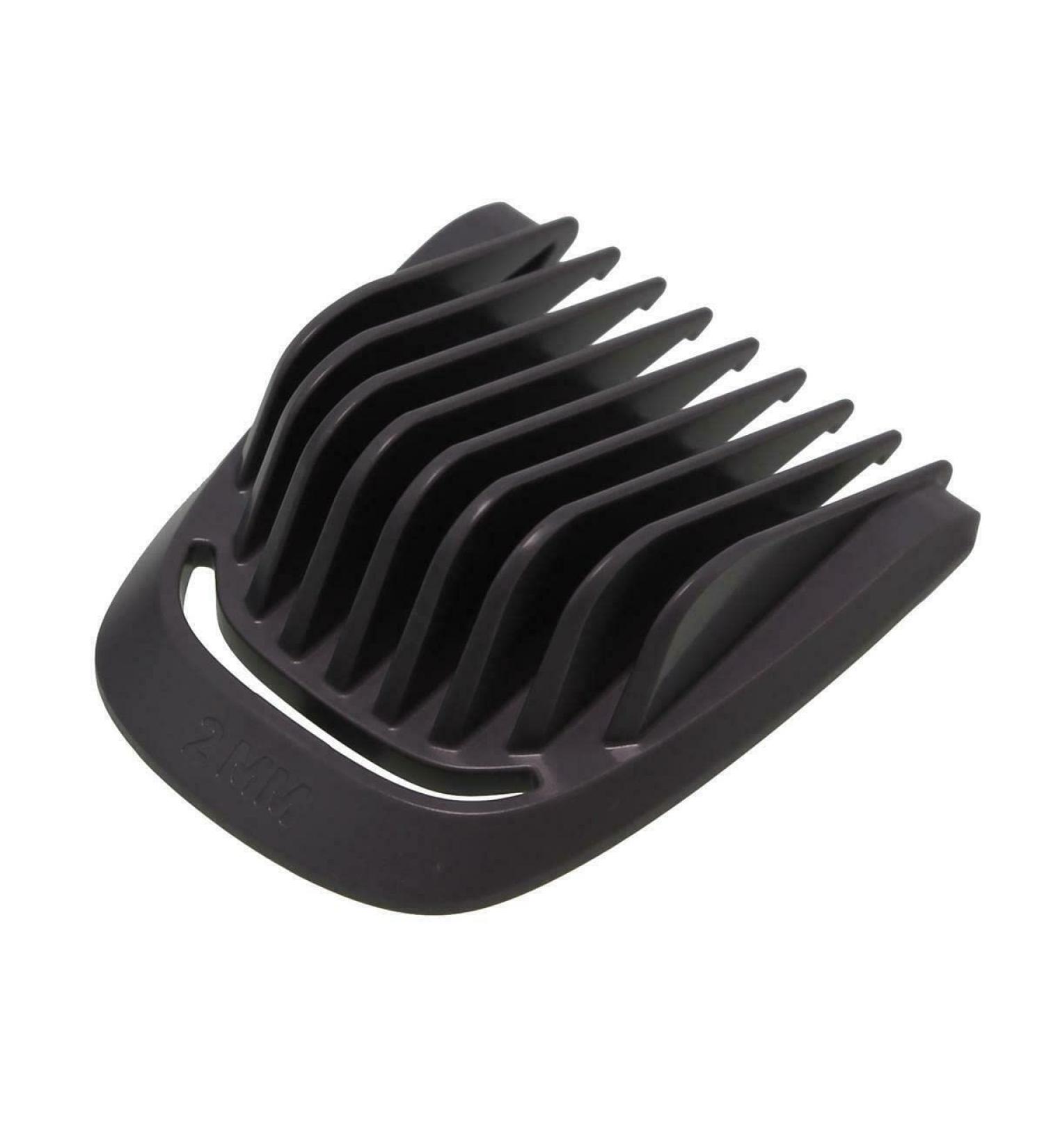 Comb attachment 2mm. Compatible with/spare part for Philips 422203632351 MG5720 MG7730 MG7770 hair trimmer