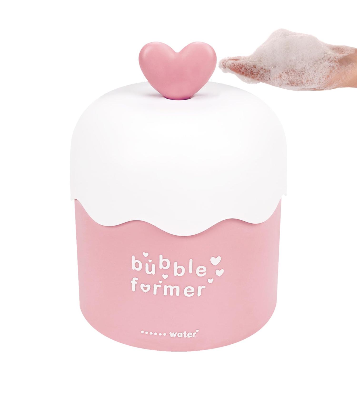 Buy Face Cleanser Bubbler Foam | Gentle Deep Cleaning Bubble Maker Device - Perfect for Washing | Pink Edition - Buy Online on GoSupps.com