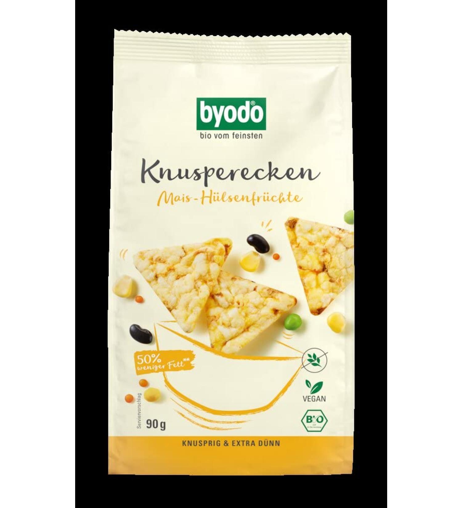 Byodo Organic Crispy Corn Legumes 90 g (6 x 90 gr)