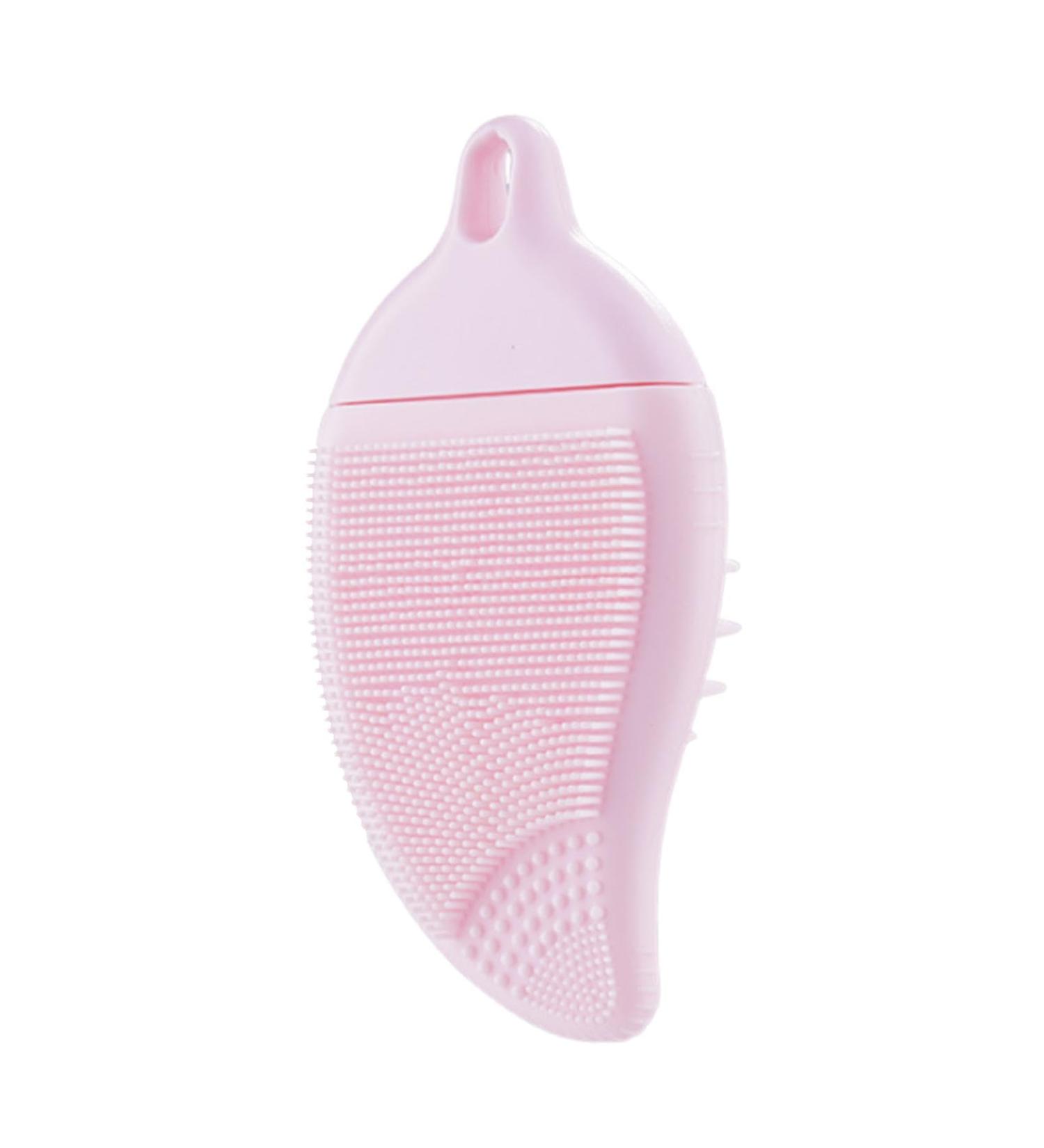Yapetnck Face Exfoliator Scrubber - Double Side Silicone Face Scrub Brush Manual Hair Scrubber Handheld Scrubber for Deep Cleaning Skin Solid Powder - Buy Online on GoSupps.com