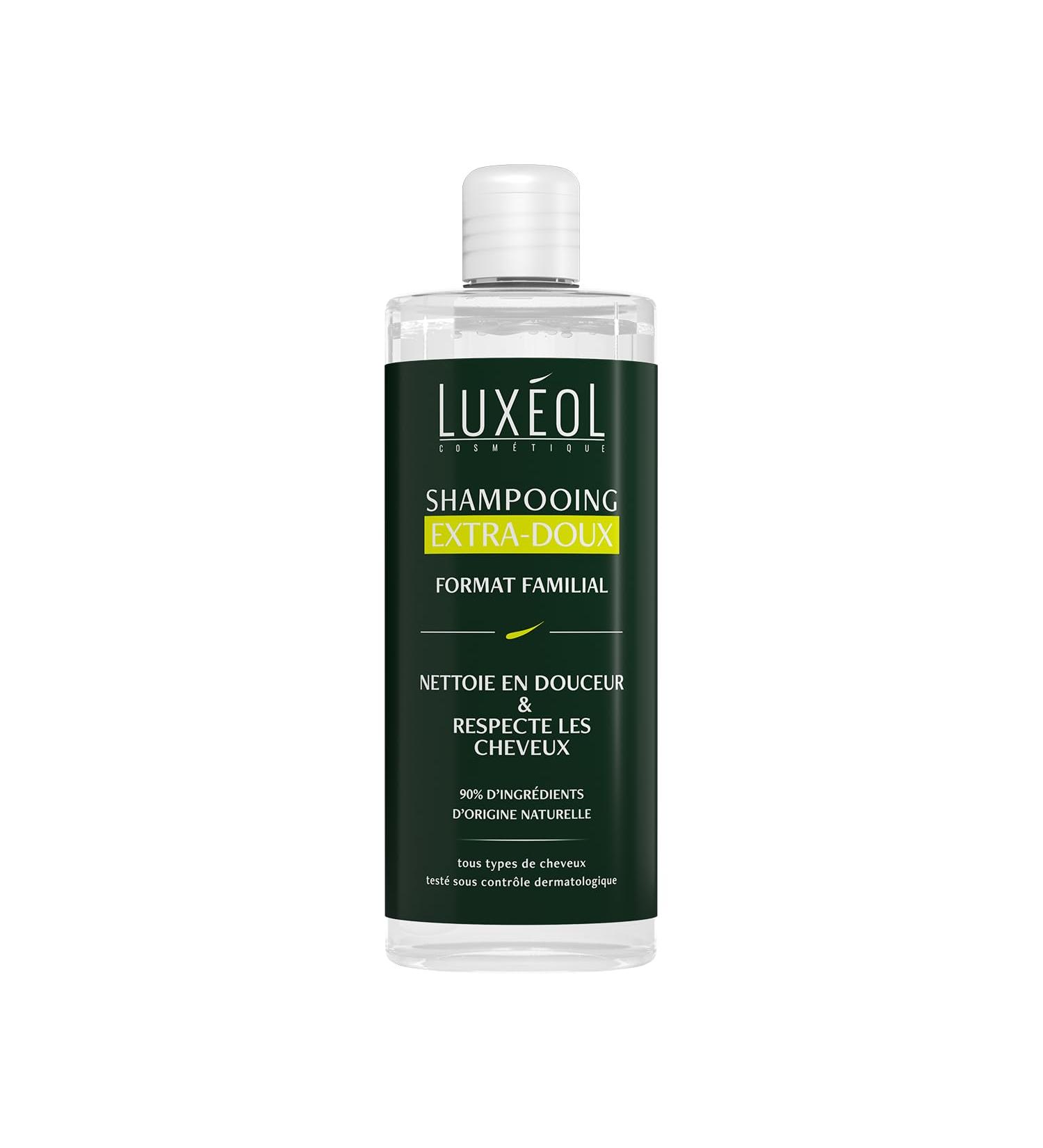 Lux ol Extra-Gentle Shampoo Family Size Gently Cleanses & Respects Hair Made in France 400 ml - Buy Online on GoSupps.com