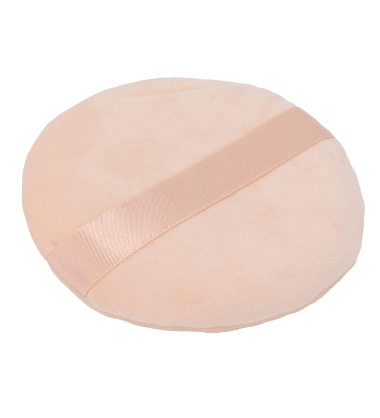 Ultra Large Swansdown Powder Puff for Wet & Dry Use | Soft Washable Velvet Makeup Sponge - Skin Color - Buy Online on GoSupps.com
