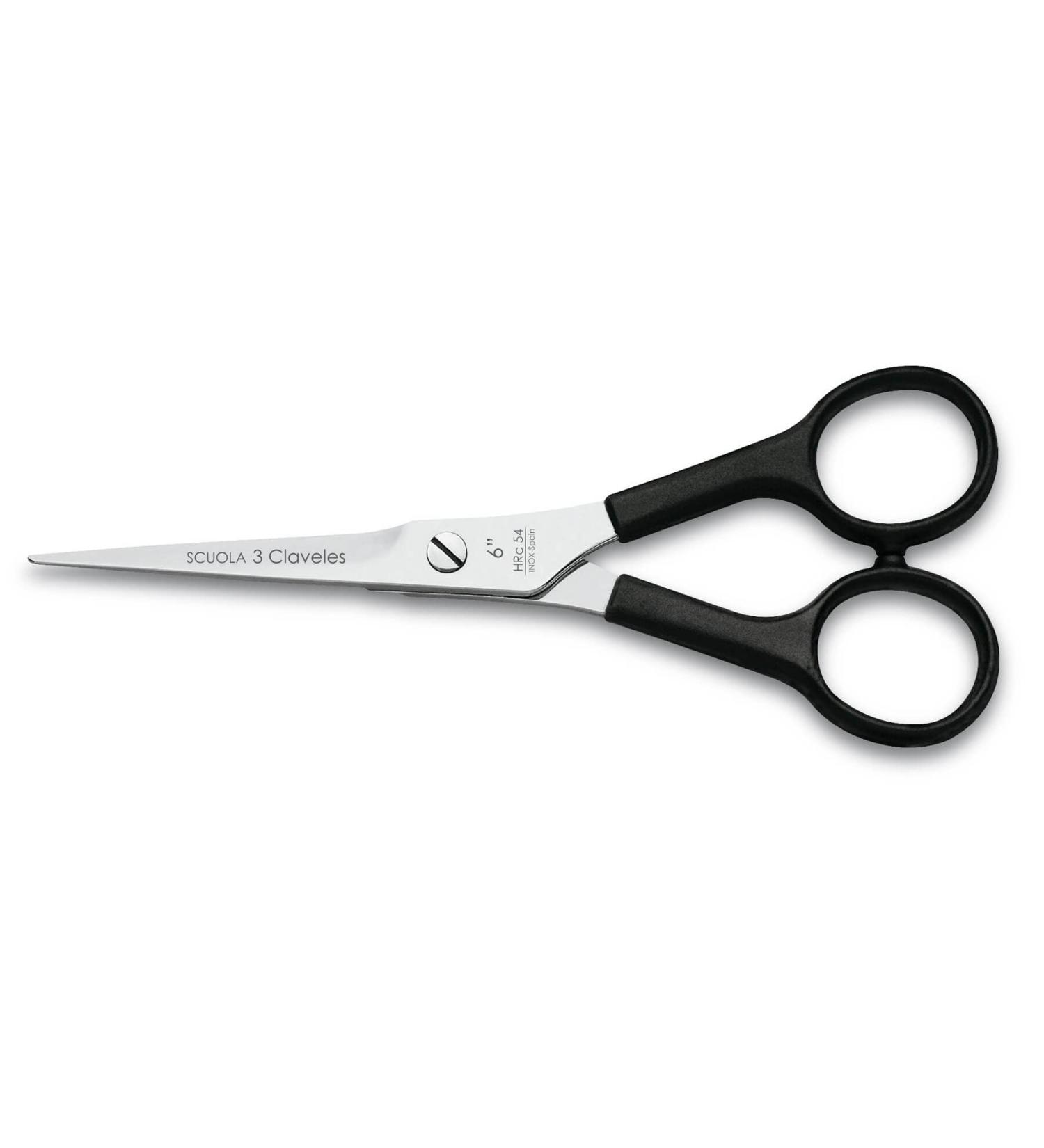 3 Claveles Scissors 100 g 6" Black - Buy Online on GoSupps.com