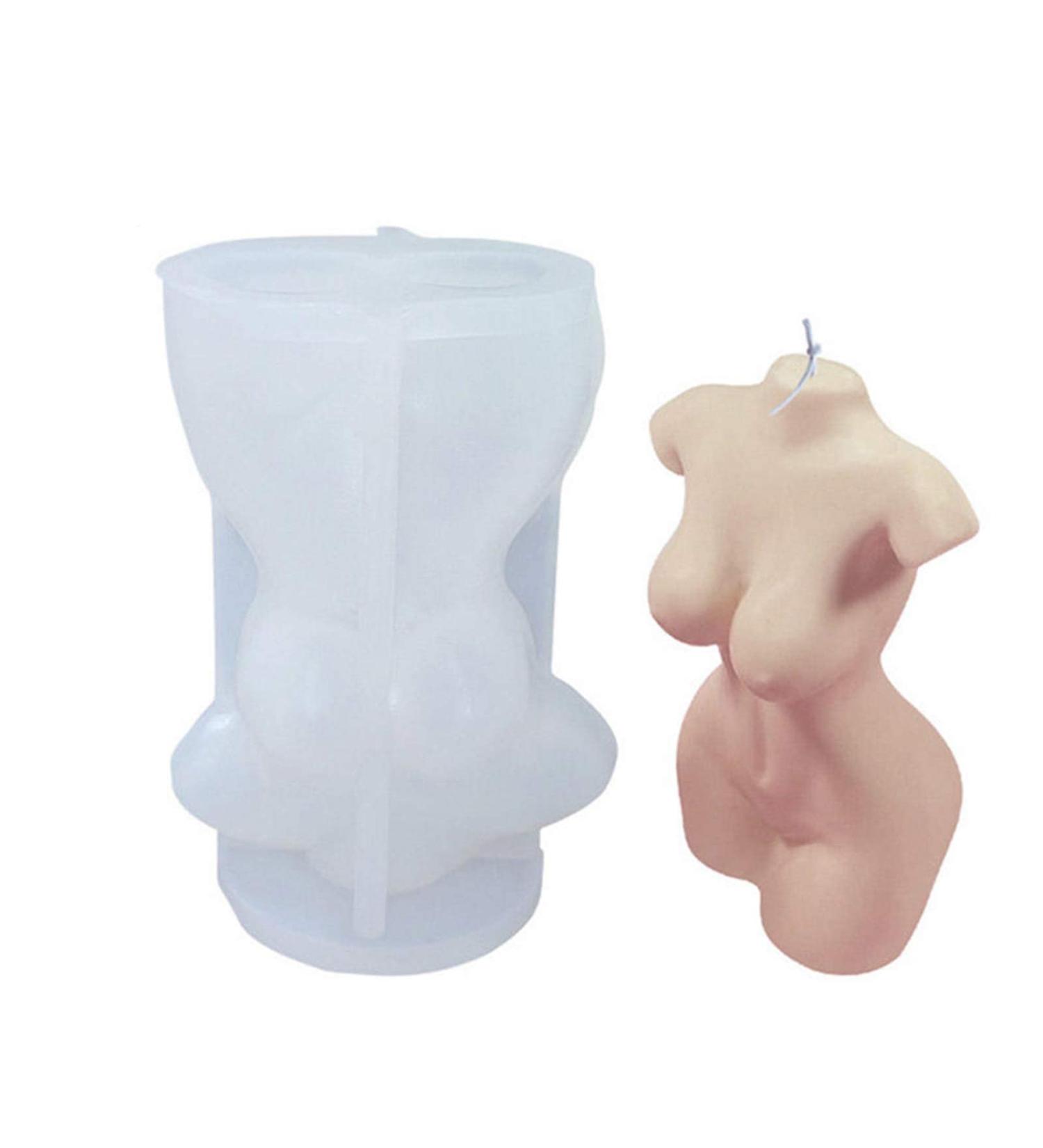 Silicone Female Body Candle Mold for Perfume Candle Making | 3D Art Aromatherapy Plaster Candle | Fragrance Wax Mould for Soap, Resin, Gypsum, Cake Decorating - Buy Online on GoSupps.com