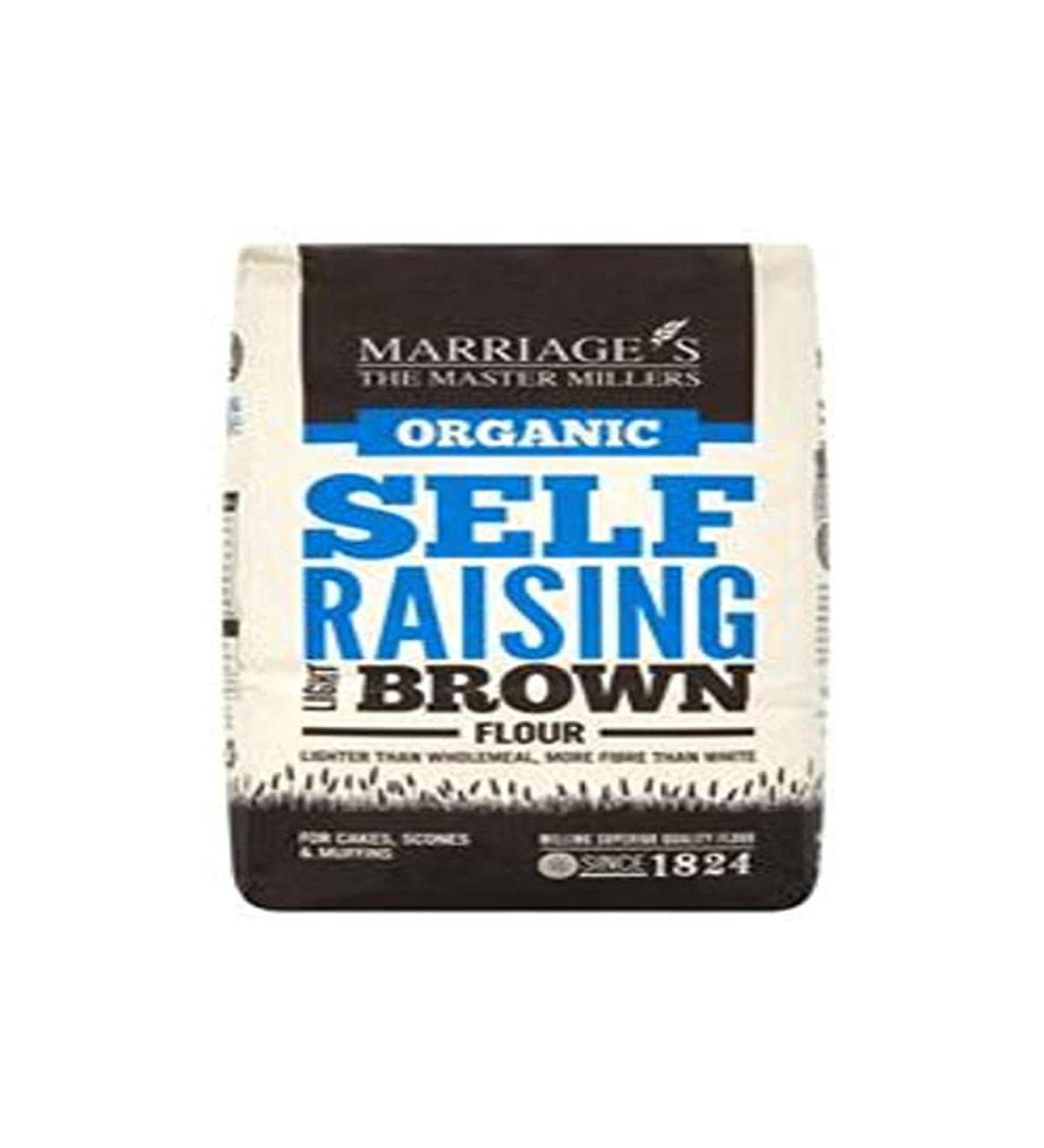 W H Marriage Org Light Brown Self Raising 1000g - Buy in Bulk (Pack of 6) - Buy Online on GoSupps.com