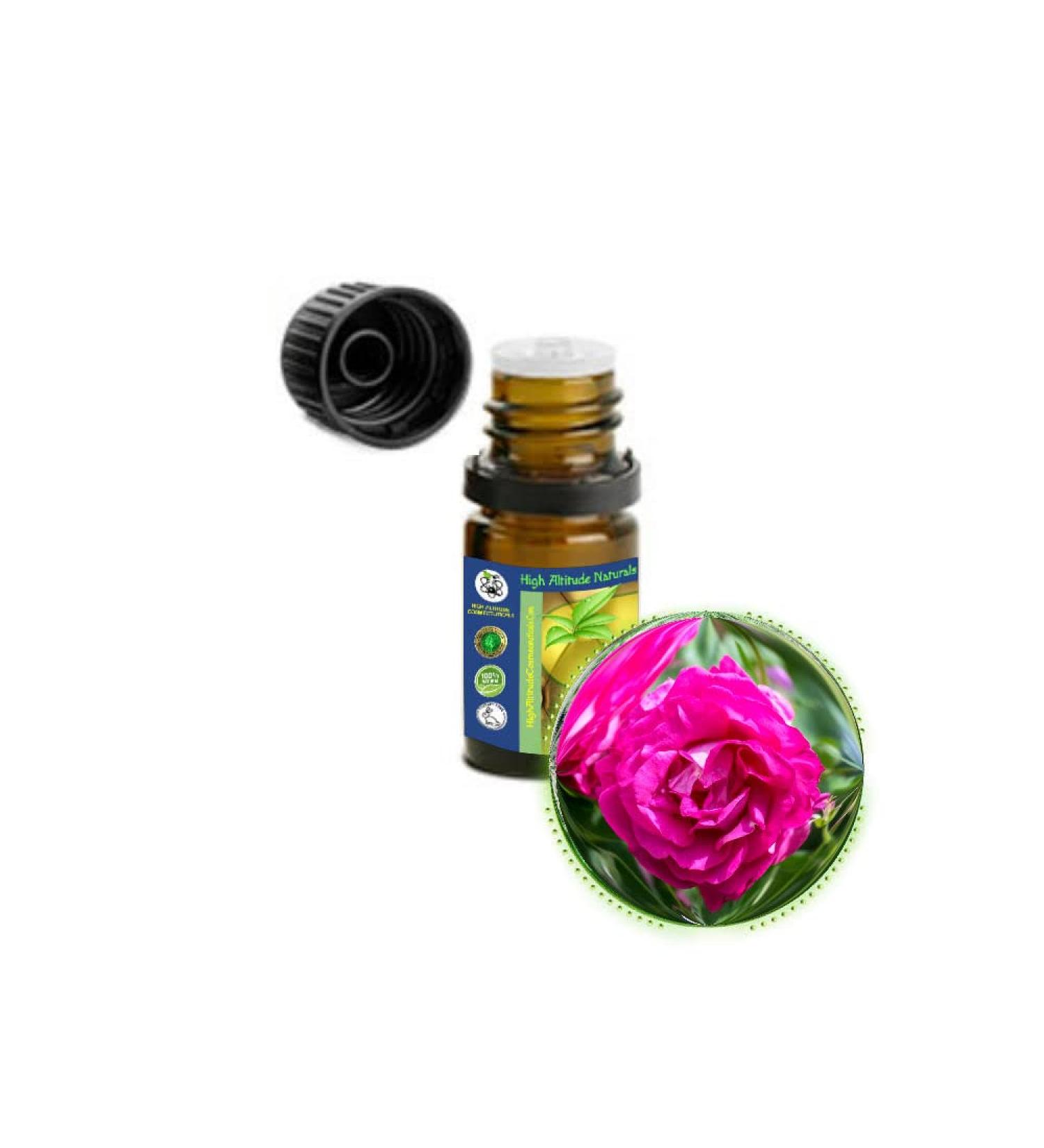 5ml (1/6oz) Rose Essential Oil (Rose Otto Rosa Damascena) - 100% Pure Undiluted Uncut