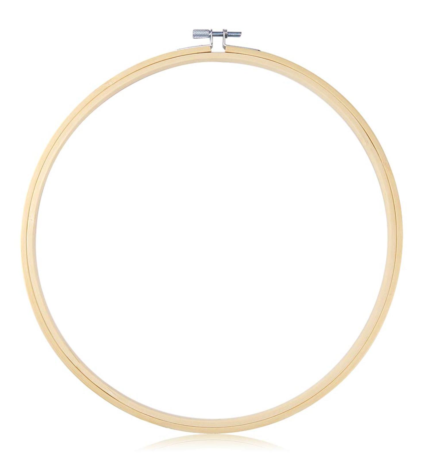 Caydo 12 Inch Bamboo Embroidery Hoop for Cross Stitch and Sewing - Buy Online on GoSupps.com