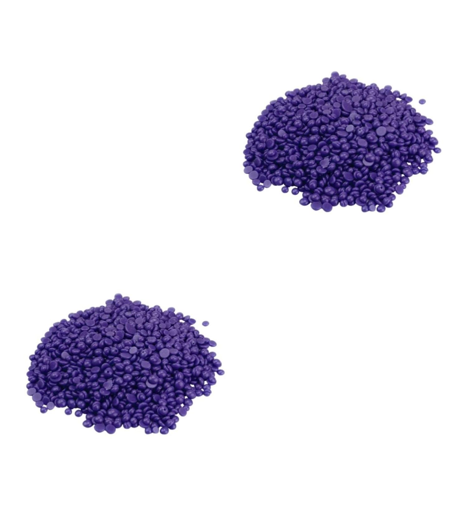 Frcolor Depilatory Pearl Beans for Hair Removal - Hard Wax Beans for Legs & Body - 2 Pack (Medium Blue) - Effective Hair Waxing Solution - Buy Online on GoSupps.com