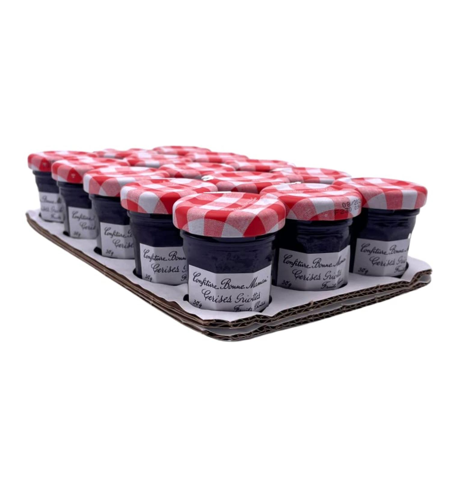 Bonne Maman Cherry Mini Jam 15 x 30g - Buy Online on GoSupps.com