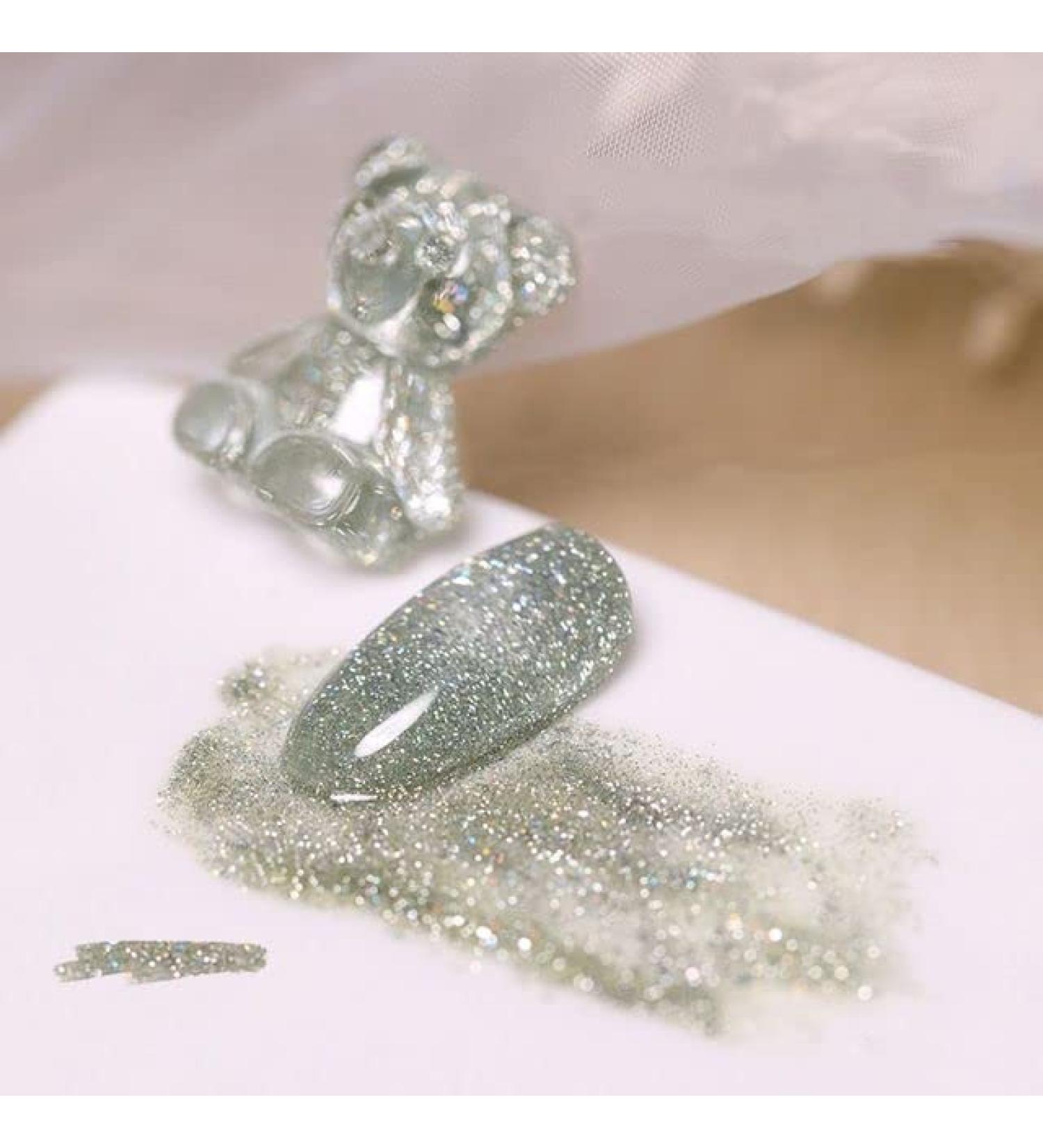 15ml UV Varnish Lacquer Soak Off Gel Nail Art Gel Nail Polish Gel Phototherapy Glue Broken Diamond Glitter Gel - (Color: 4) - Buy Online on GoSupps.com