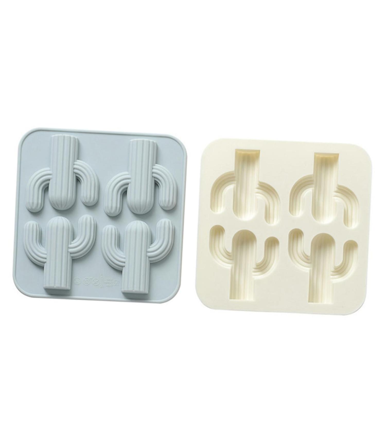 OUNONA Non-Stick Mold Silicone Chocolate Molds Fondant Silicone Cake Easy to Demold Mold Cacti Silicone Mold De para Gelatinas Tool Trays Tropical Themed Ice Cube Candy Desert Cake Mold medium Pink - Buy Online on GoSupps.com