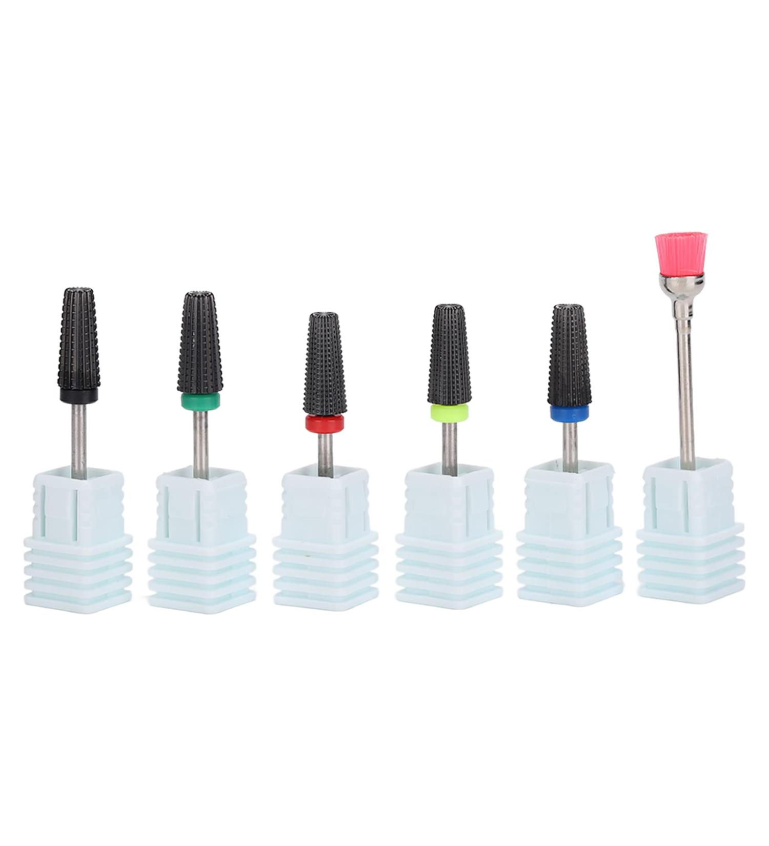 Professional Nail Drill Set - Compact & Portable Nail Grinding Head for Artists & Salons | Black - International Shipping - Buy Online on GoSupps.com