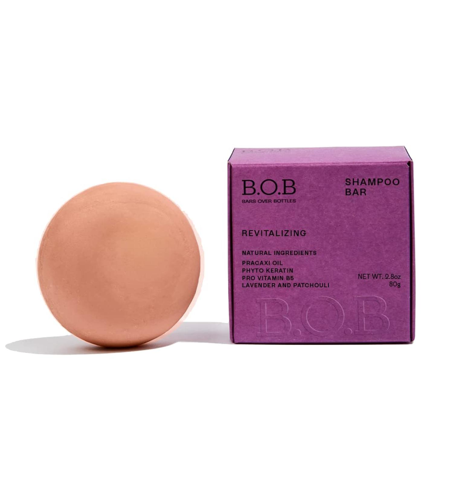 Revitalizing Shampoo Bar for Damaged or Chemically Treated Hair | Natural, Vegan, Eco-Friendly | Ideal pH Balance | Plastic Free | Waterless & Zero Waste - Buy Online on GoSupps.com