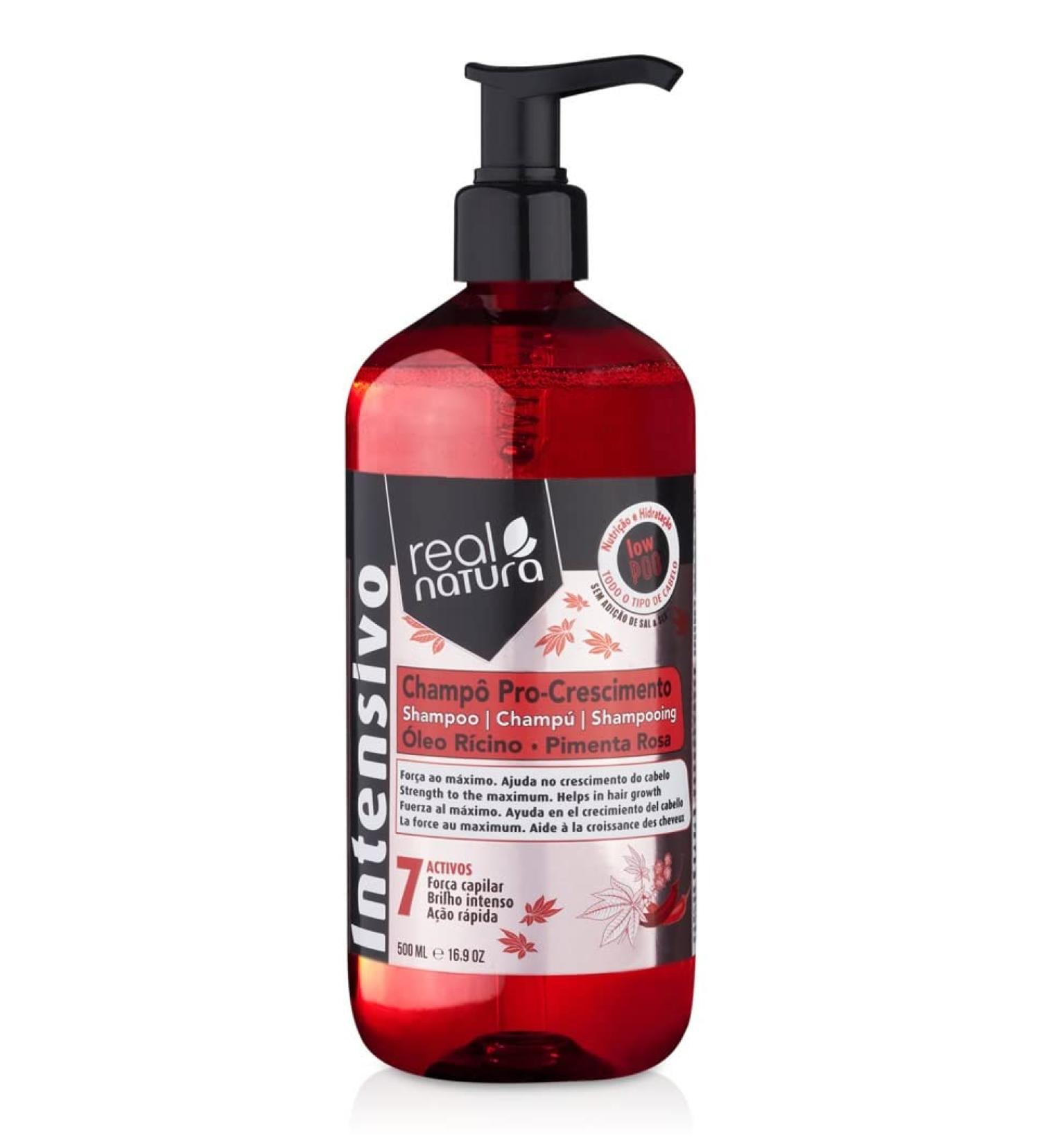 Real Natura Shampoo without salt ProRise Strengthening and growth 500ml