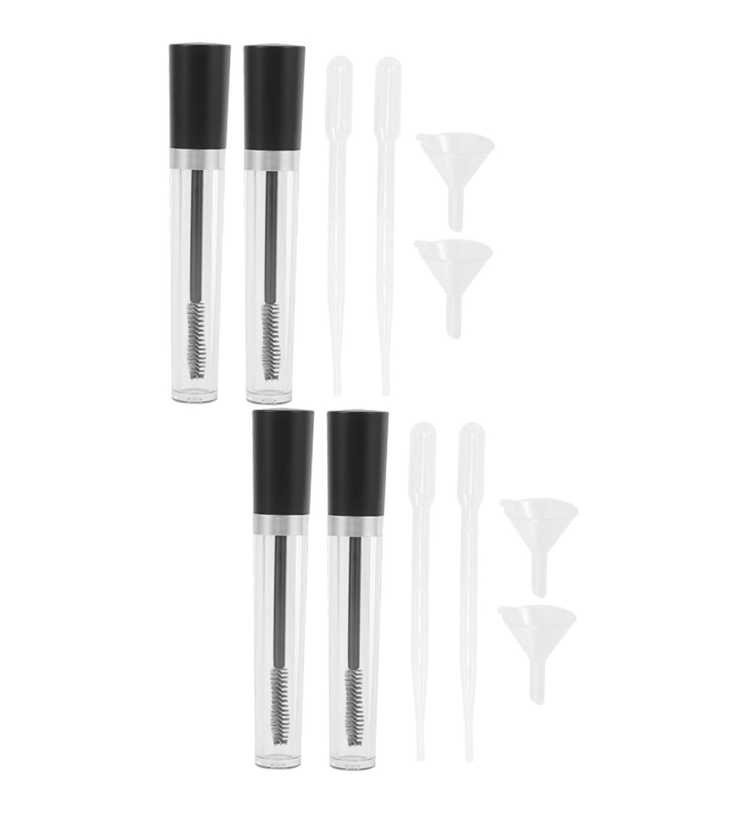 Didiseaon 4 Sets DIY Empty Mascara Tube Lash DIY Kits Empty Mascara Bottle Travel Bottle Plastic Mini Suite - Buy Online on GoSupps.com