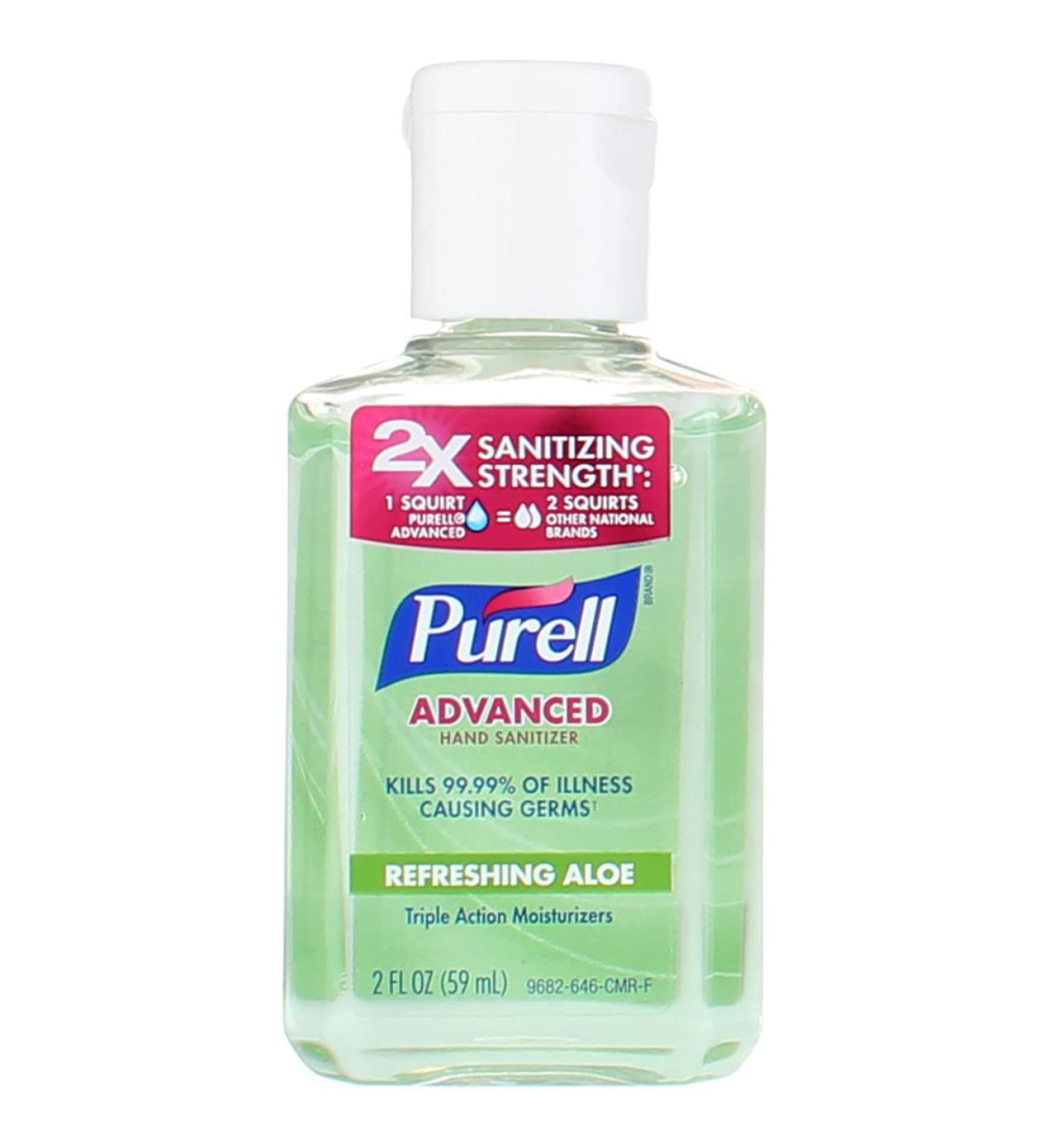Purell Advanced Hand Sanitizer 2 oz with Aloe - Refreshing Formula - Buy Online on GoSupps.com