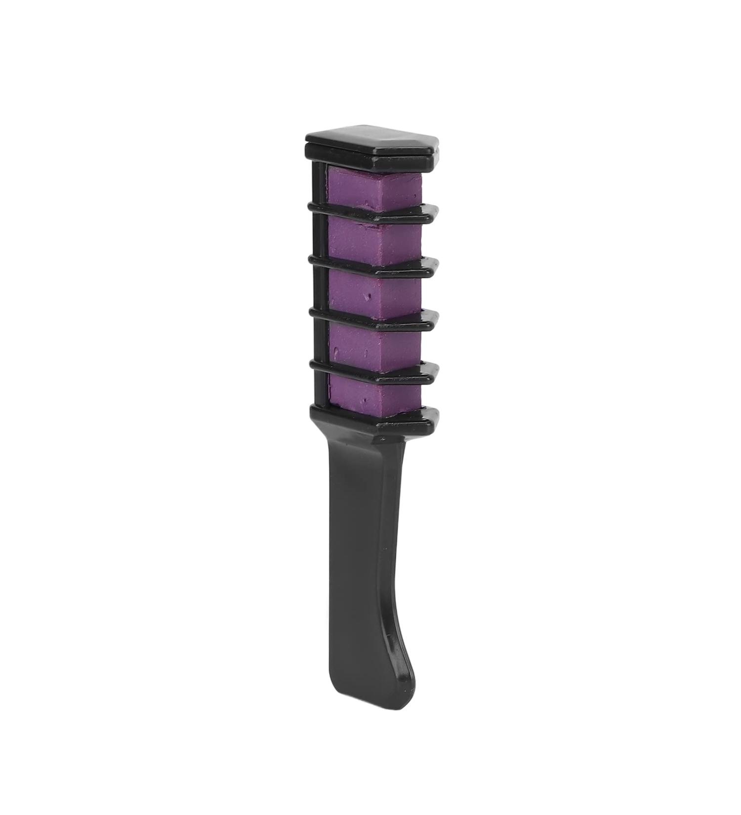 Qukaim Washable Hair Color Comb Hair Chalk Comb Portable Temporary Hair Color Washable Dye Easy Purple - Buy Online on GoSupps.com