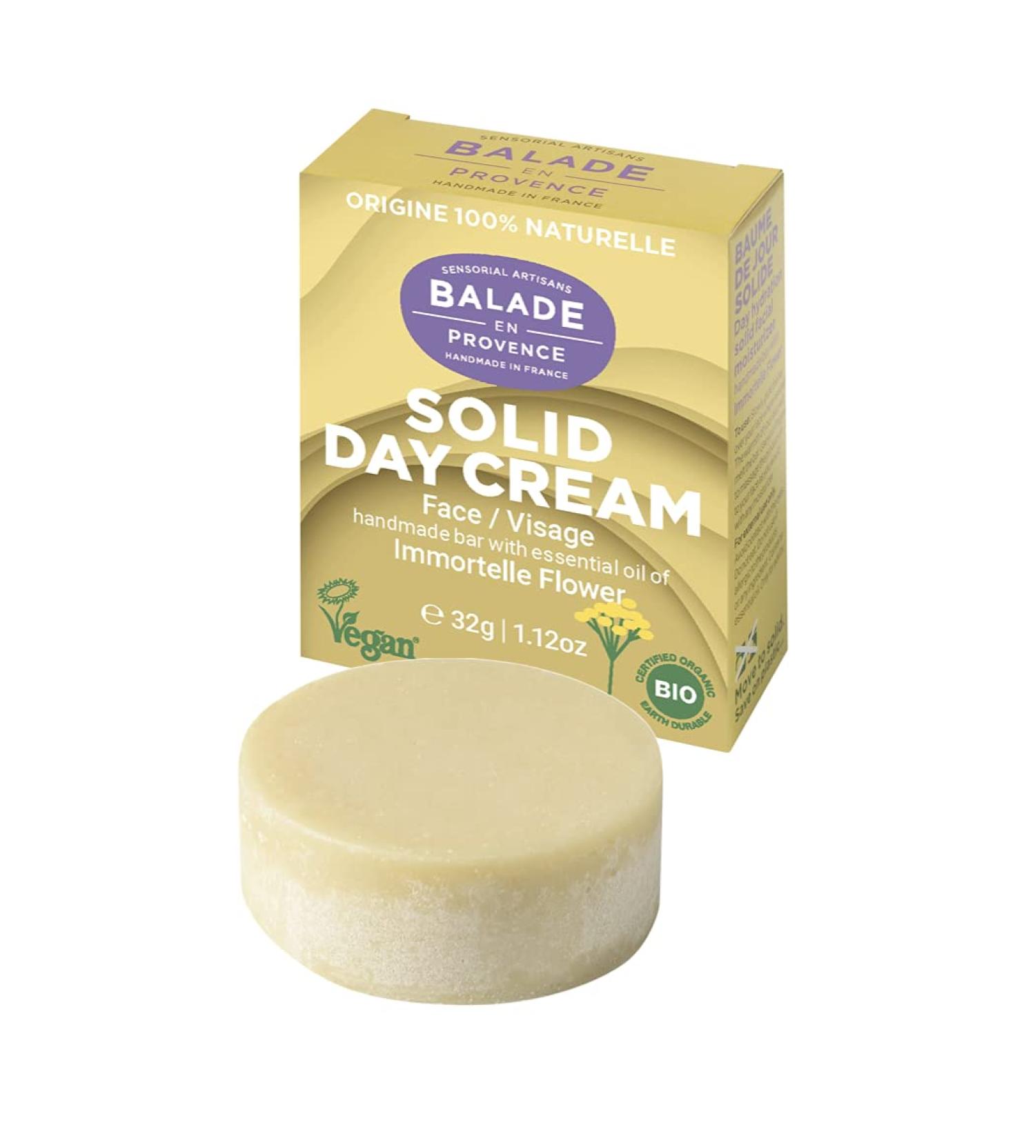 Balade en Provence Baume de Jour hydratant solide artisanal 32g certifi Cosmos Organic Bio & Vegan - Buy Online on GoSupps.com