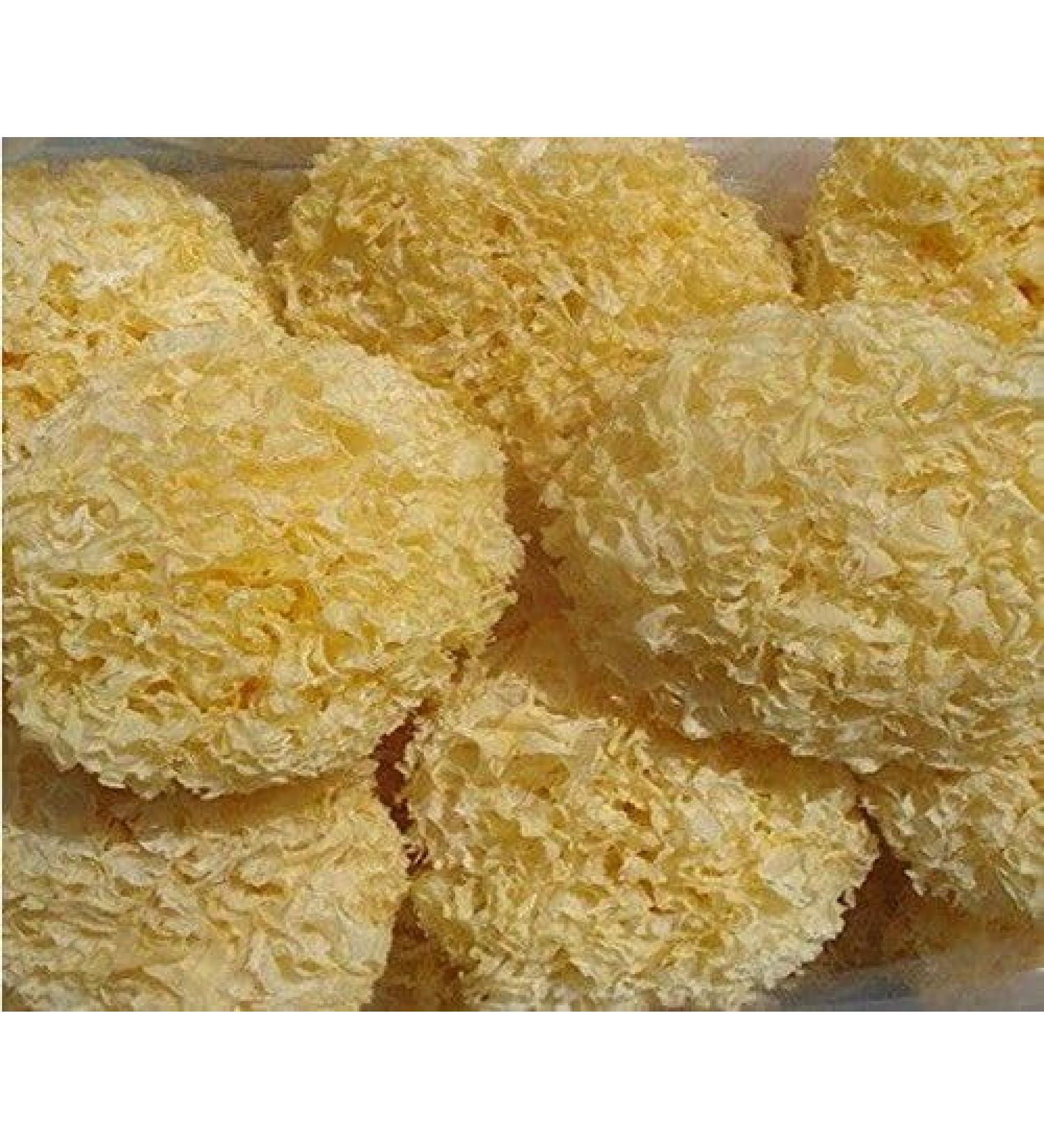 WENXUANSU:3 Pound (1362 grams) White Fungus Mushroom Tremella Premium Grade from China