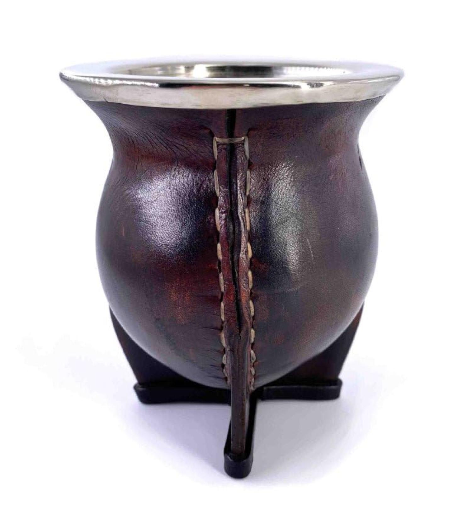  YVY YVY Mat Calebase measures Camonero Alpaca Handmade kalebas approx 200 ml Alpaca resume Handmade in Uruguay Glad learn in alcore color - Buy Online on GoSupps.com