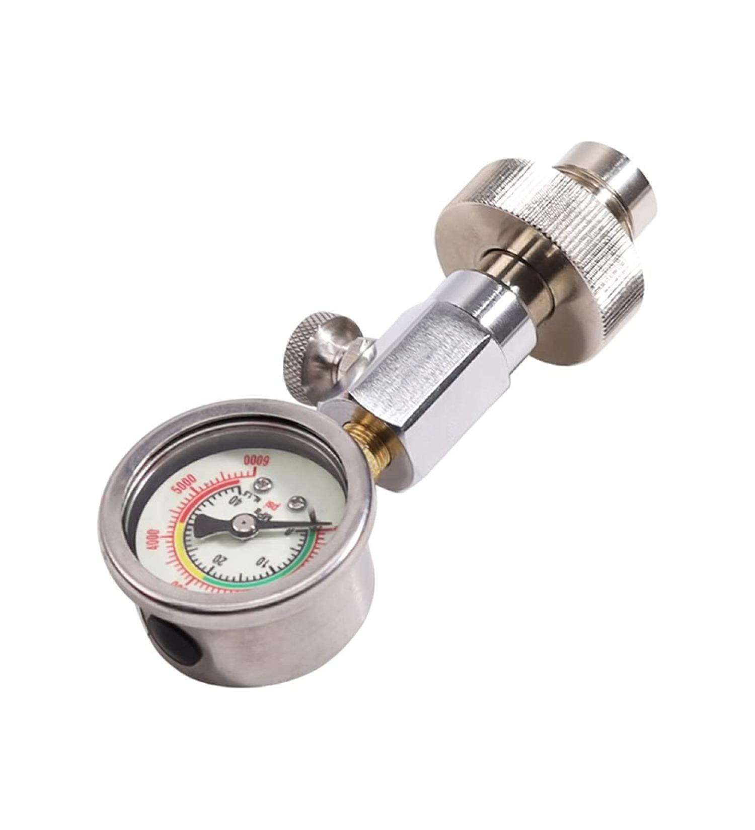 Scuba Diving Tank Pressure Testing Checker 232/300 Bar with 400 Bar/6000 Psi Gauge - Buy Online on GoSupps.com