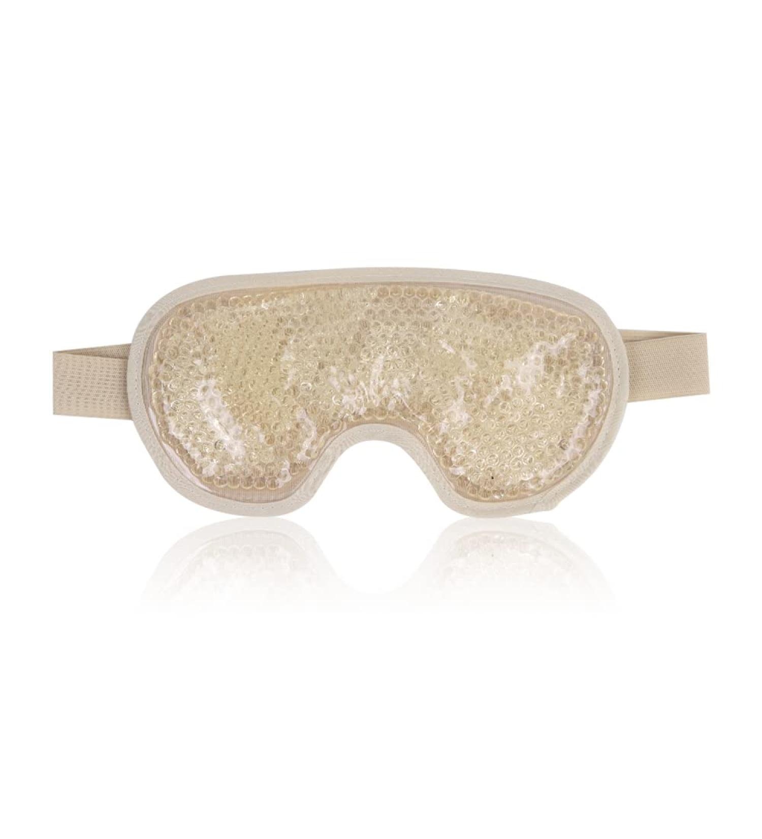NEWGO Eye Mask Cooling Mask Face Cooling Mask for Migraines Headaches Swollen Tired Eyes Dark Circles Sinus Pain Ice Eye Mask (Gold) Light gold - Buy Online on GoSupps.com