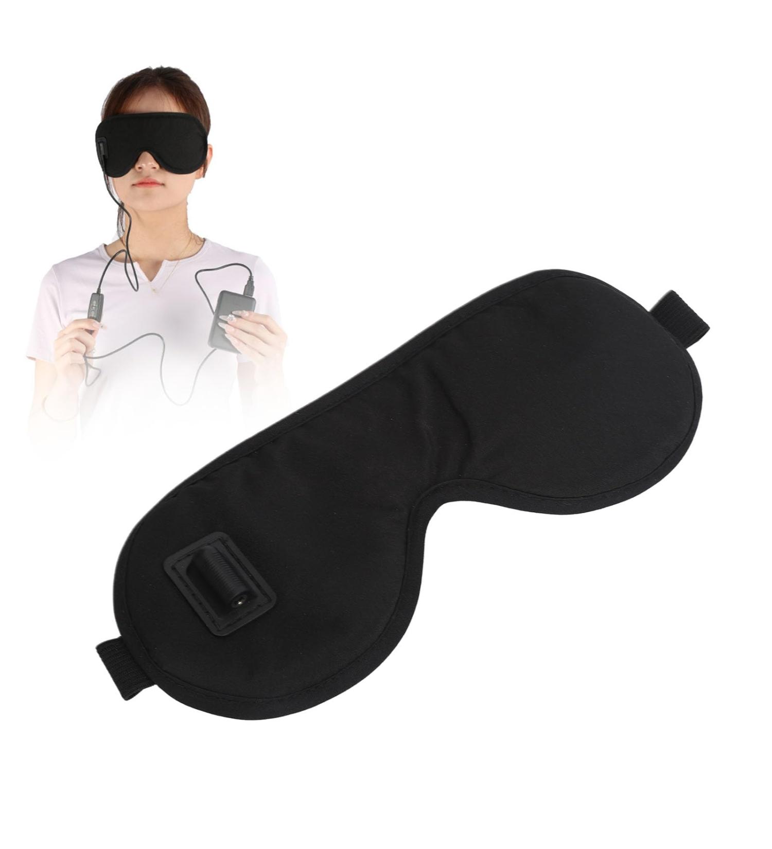 Buy Heated Eye Mask - USB Eye Compress with 3 Temperature Modes for Home Travel & Office - Quick Heating & Safe Voltage - Buy Online on GoSupps.com