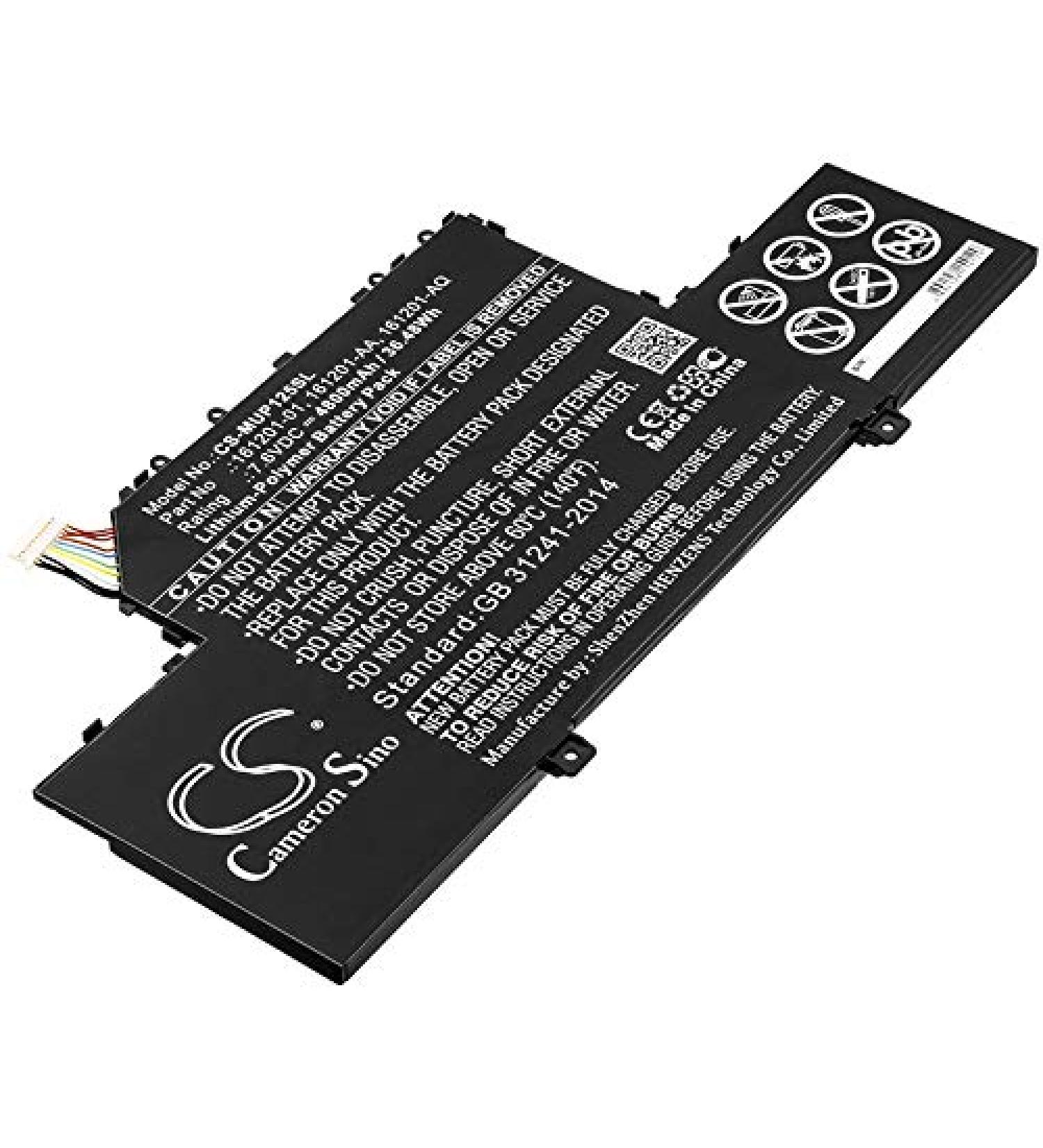 Buy 4800mAh Battery Compatible with Air 12.5 - 161201-AA 161201-01 R10B01W 7.6V | Fast International Shipping - Buy Online on GoSupps.com