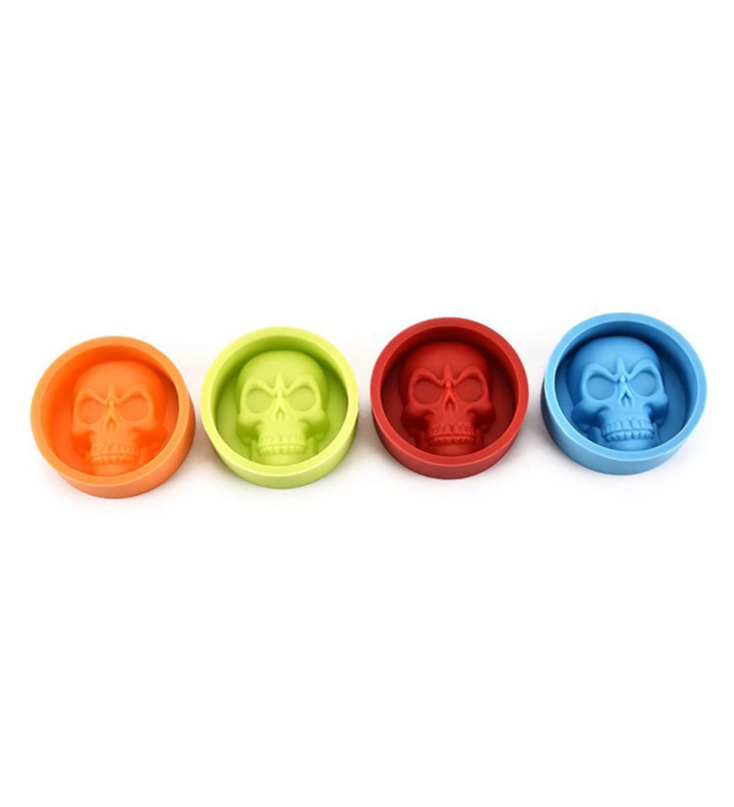KICHOUSE Orange Baking Cake Pattern Food Skull Mini Grade Molds DIY Candy Silicone Jelly - Buy Online on GoSupps.com
