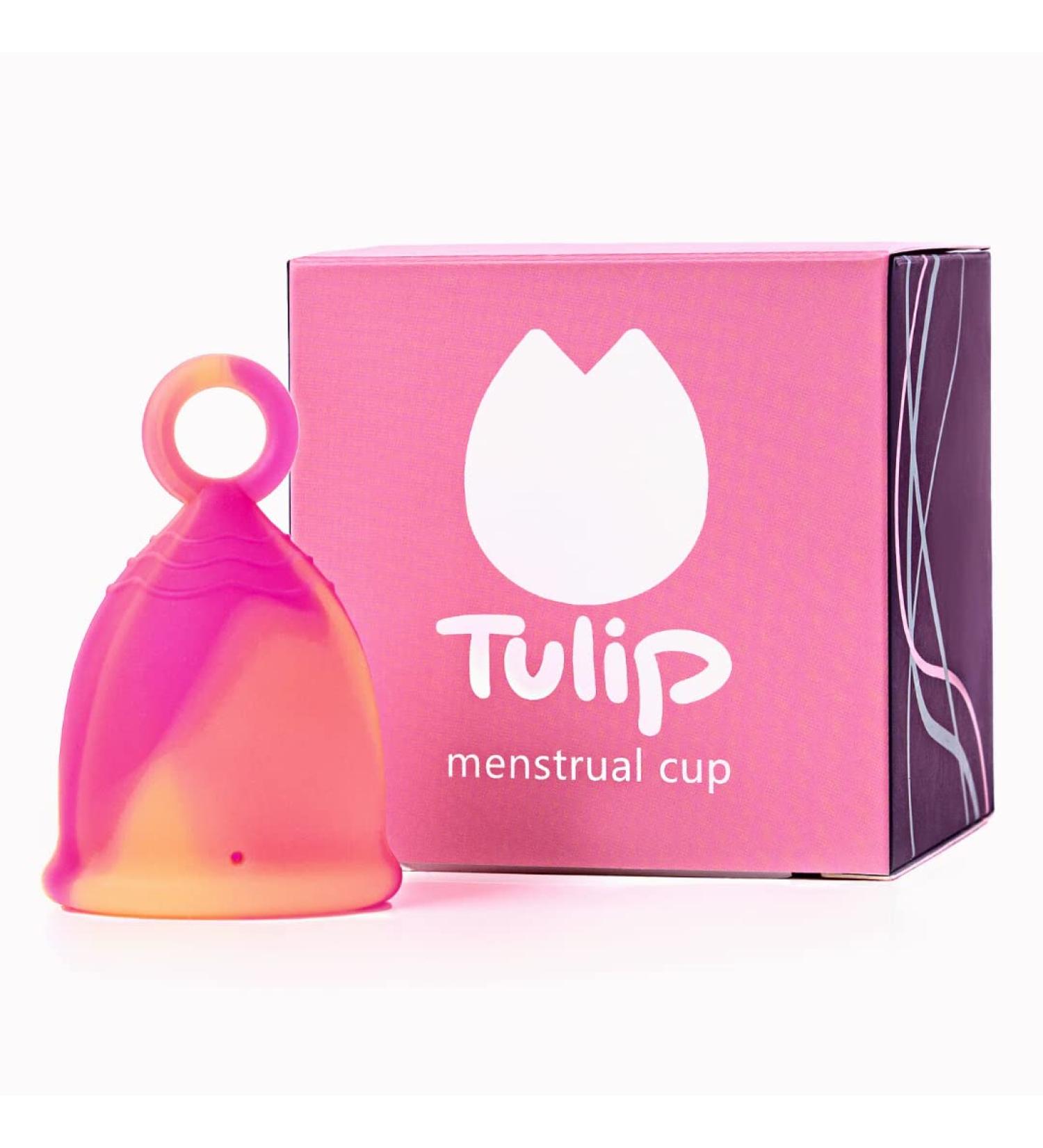 Menstrual Cup with Ring Easy Removal - Sustainable Tampon Alternative - 12 Hr Protection - 100% Medical Grade Silicone - Reusable - Small (Pink) - Buy Online on GoSupps.com