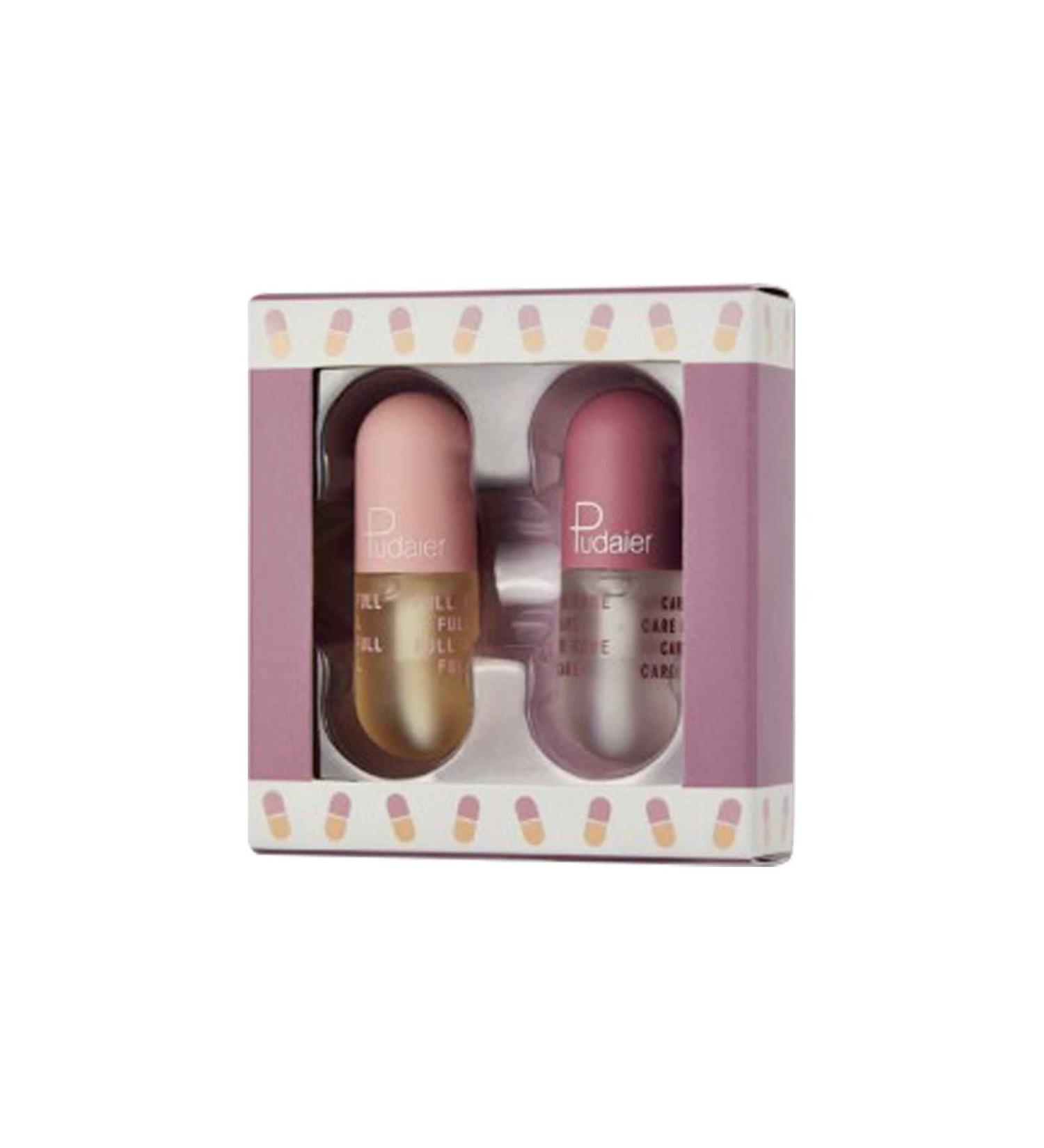 Natural Lip Plumper Set - Lip Enhancer for Fuller Lips | Lip Care Mask for Beautiful Pout - One Size - Buy Online on GoSupps.com