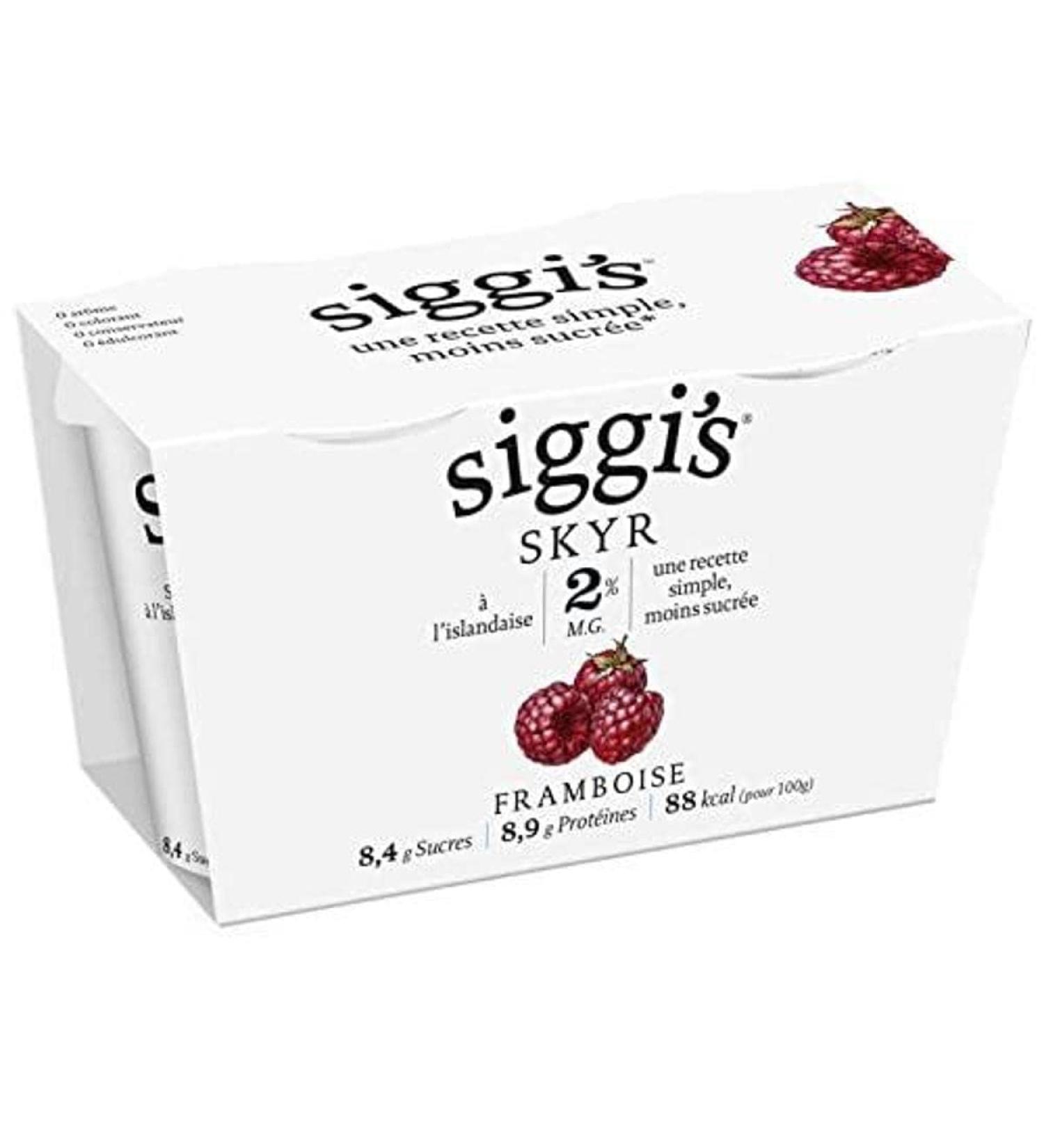 Siggi's Skyr framboise - Les 2 pots de 140 g